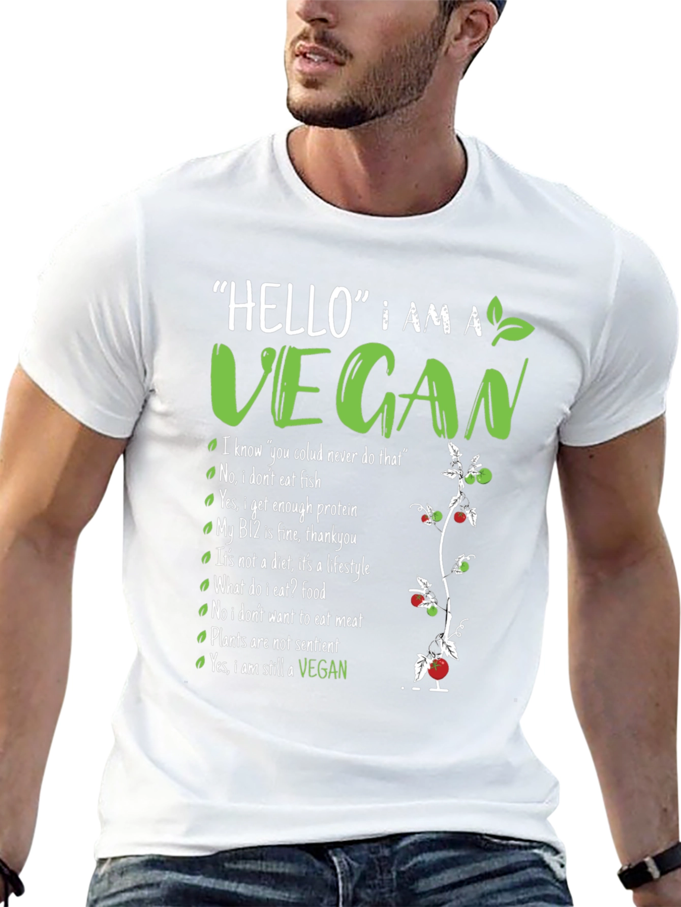 Hello I am a Vegan T-Shirt