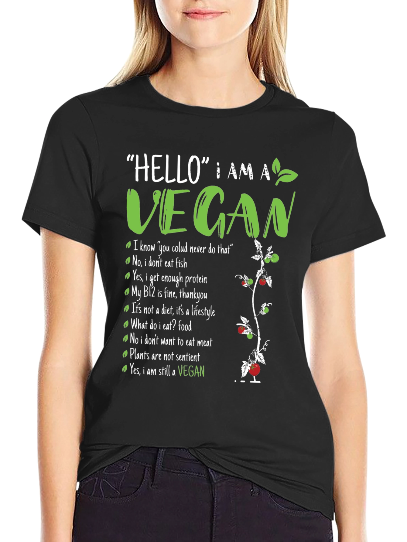 Hello I am a Vegan T-Shirt