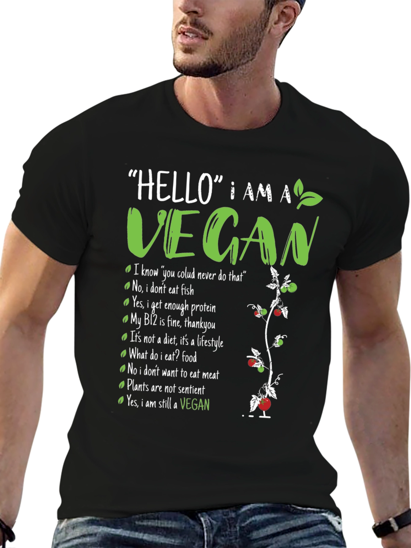 Hello I am a Vegan T-Shirt