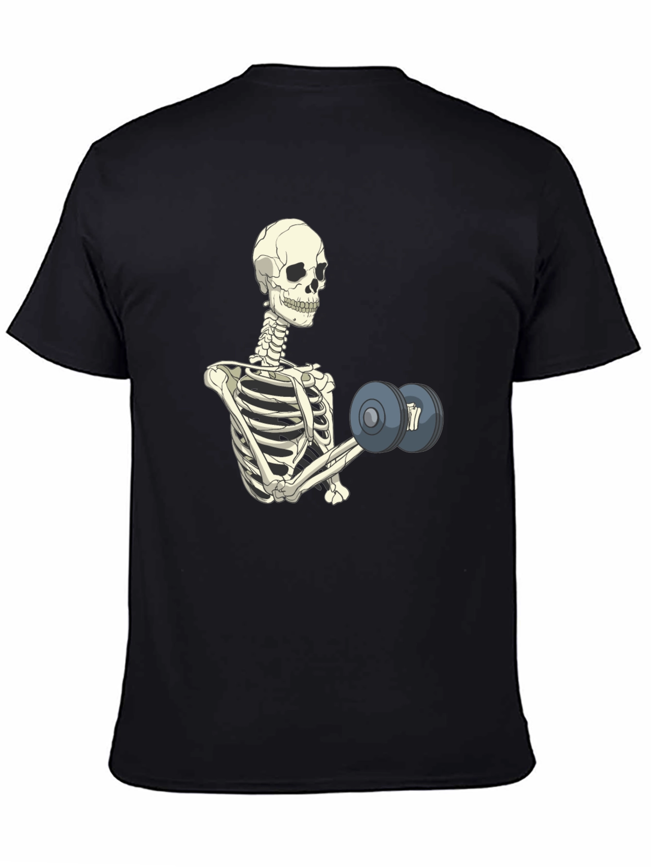 Skeleton Lifting Weights T-Shirt