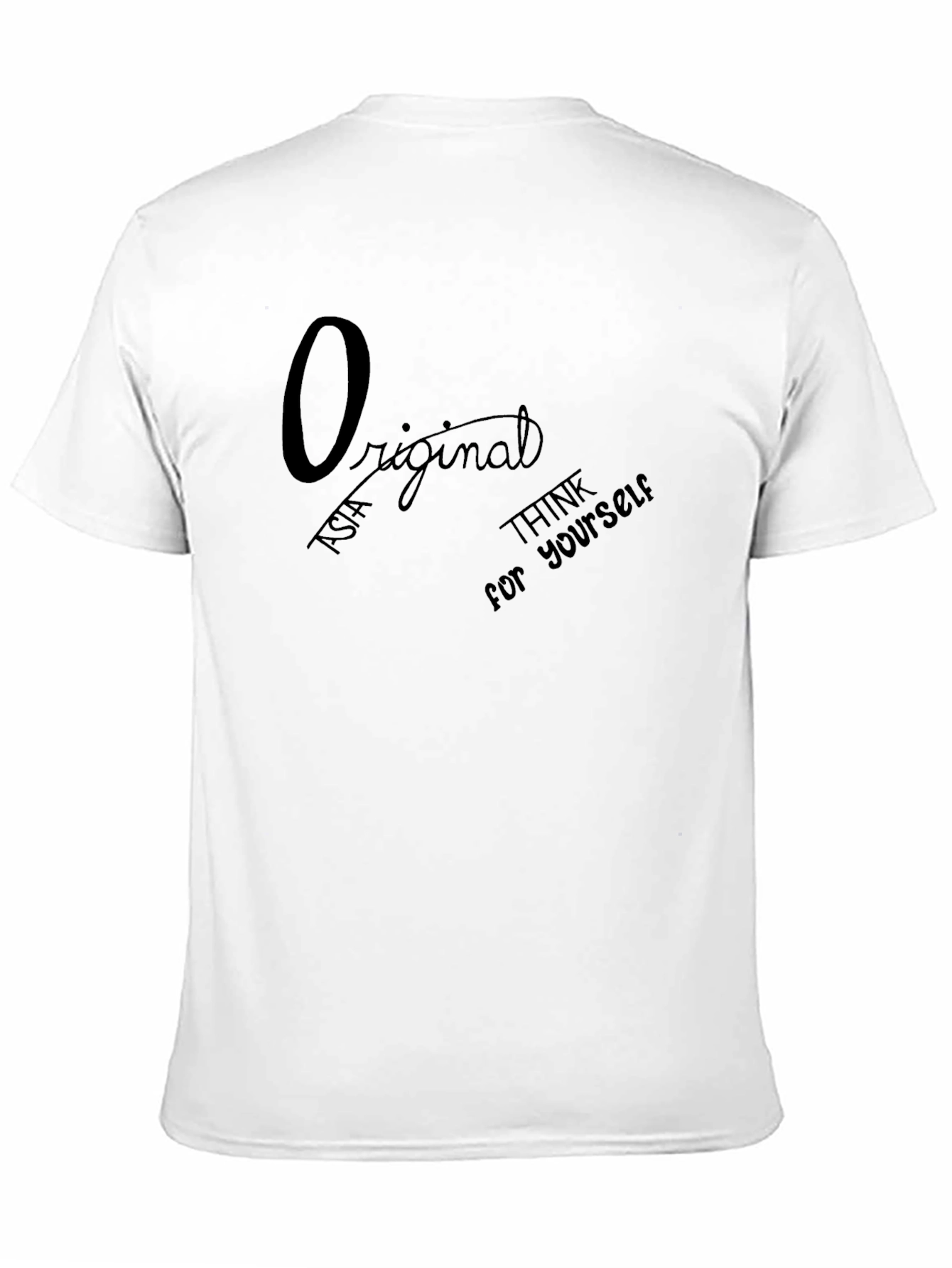 Mens Black Original Graphic Tee