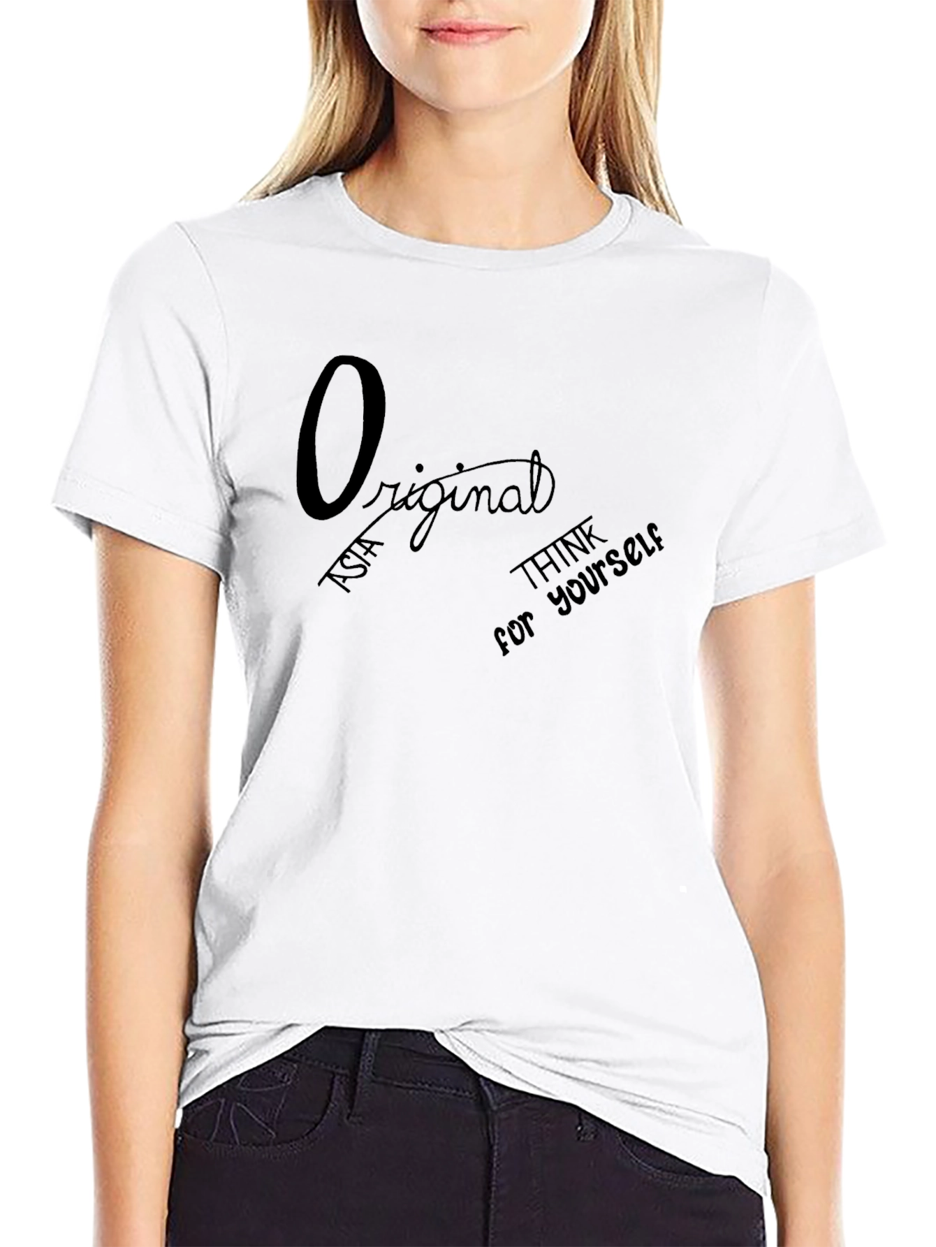 Mens Black Original Graphic Tee