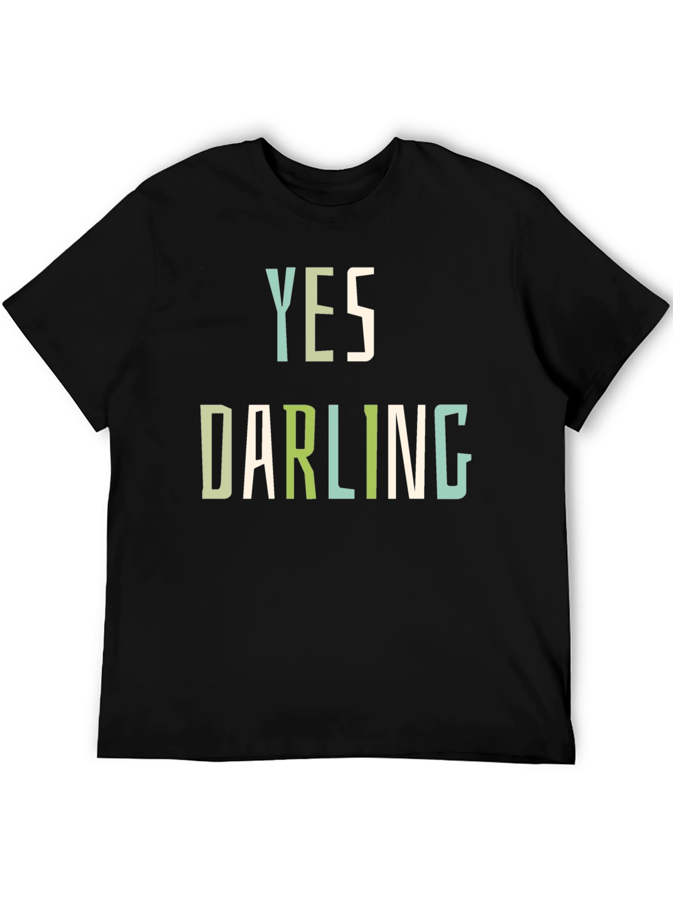 Yes Darling Graphic Tee - Trendy Casual Shirt