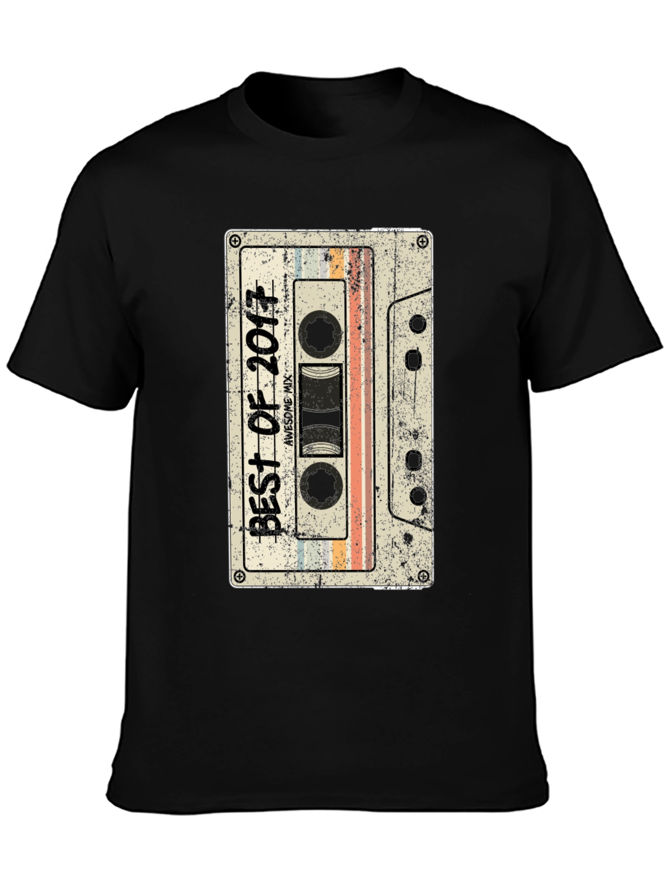 Retro Best of 2017 Cassette Tape T-Shirt