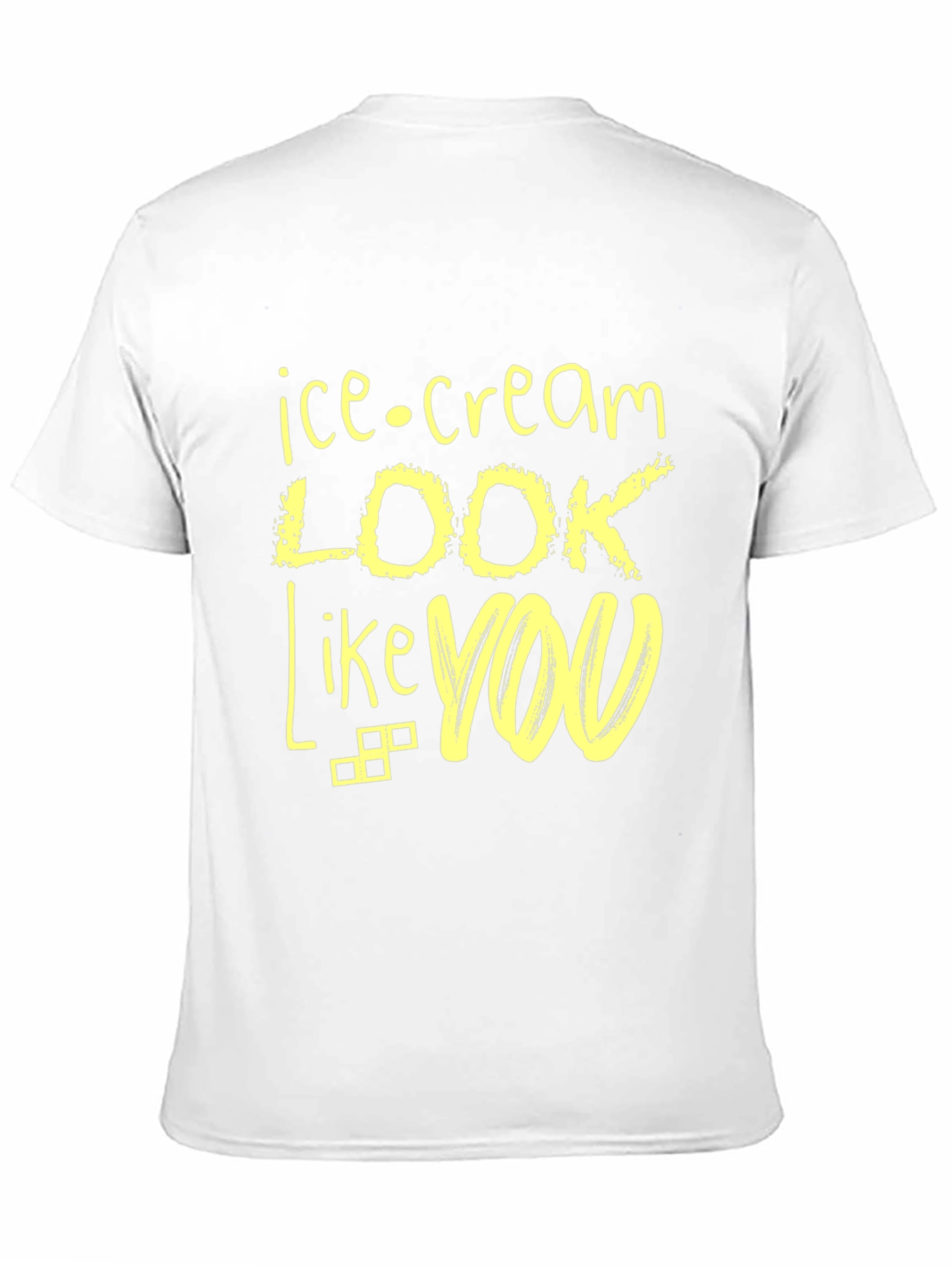Ice Cream Look Like You Black Graphic Tee
