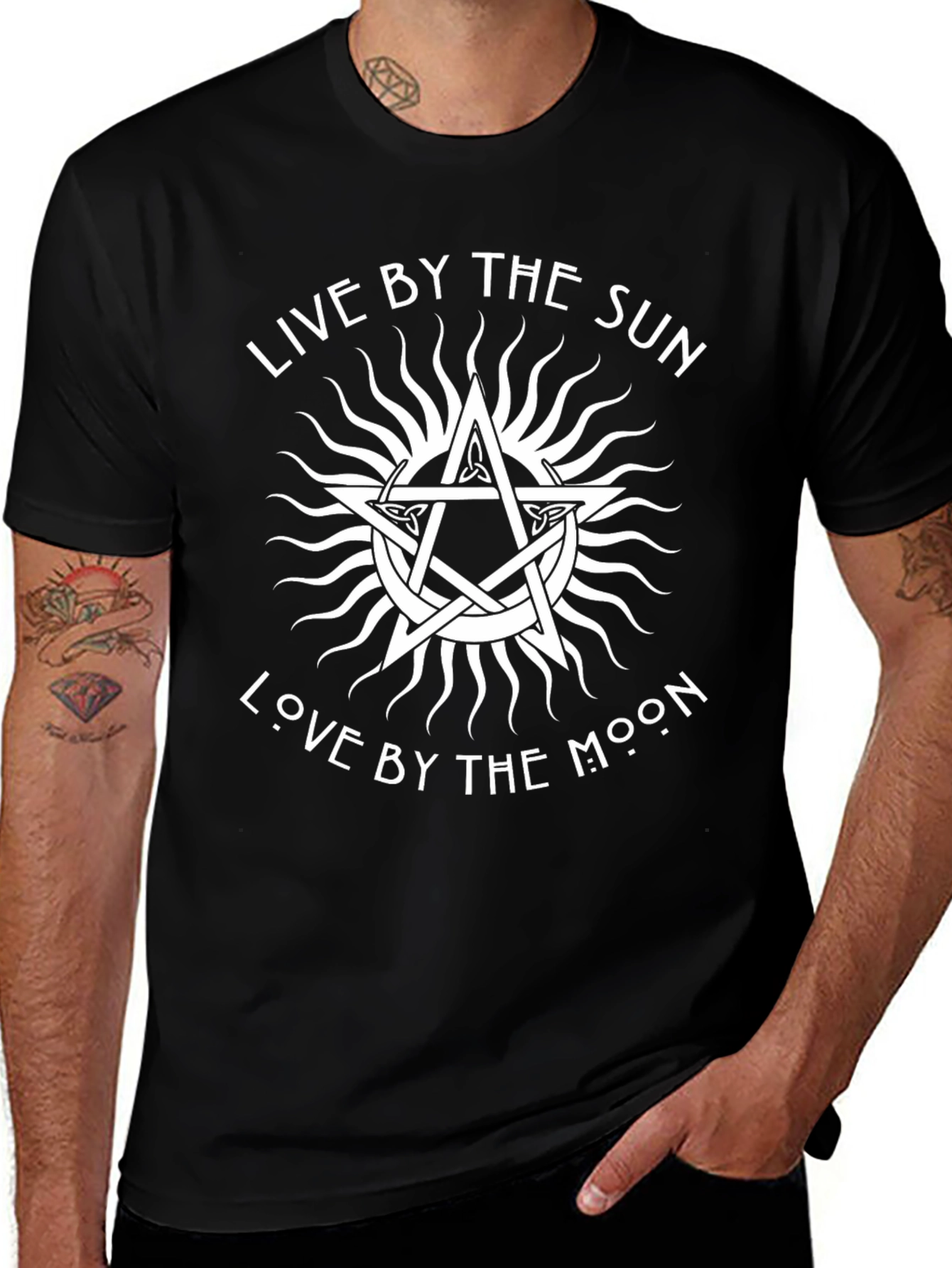 Live by Sun Love by Moon Graphic Tee
