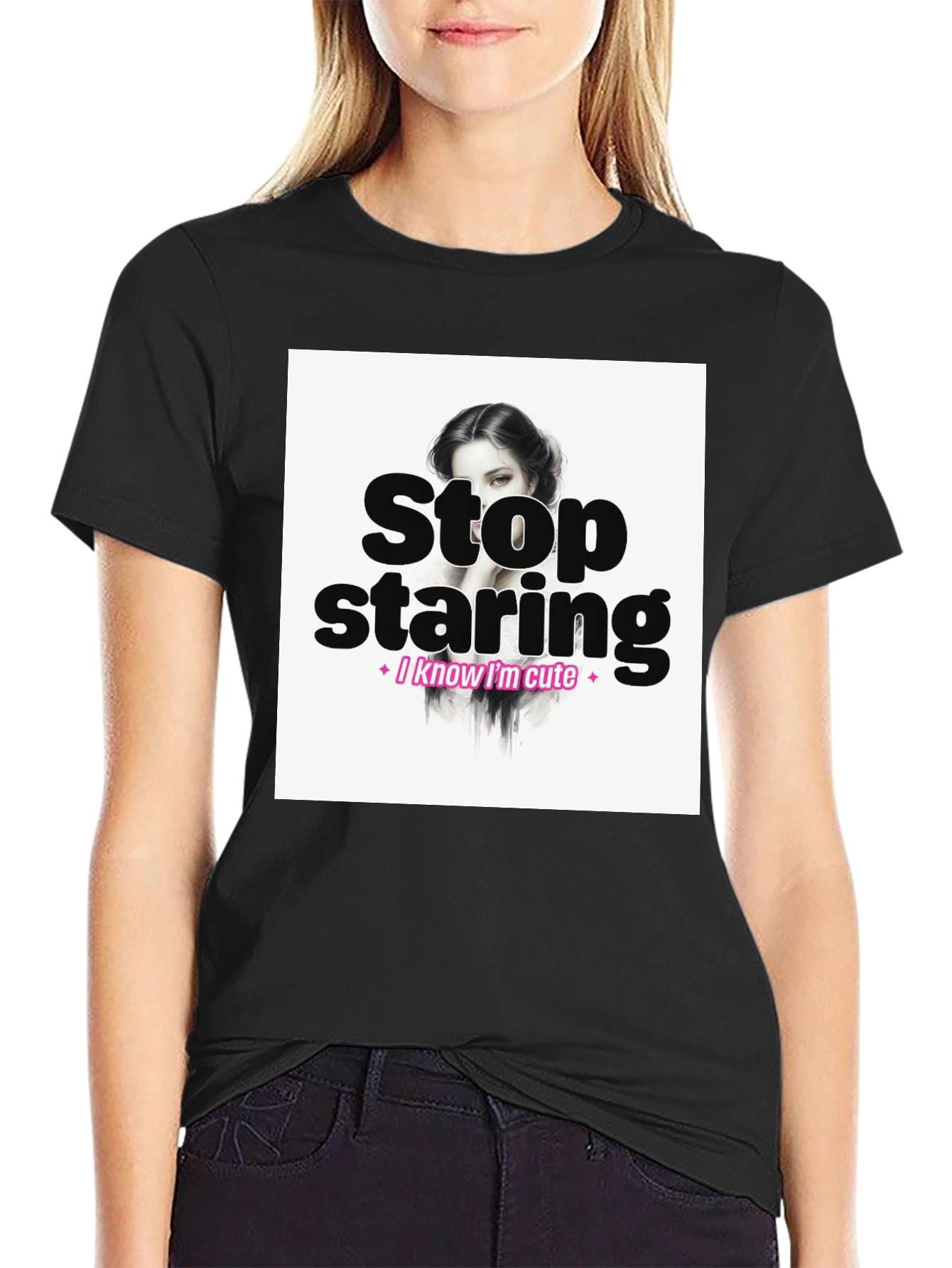 Stop Staring Graphic Tee