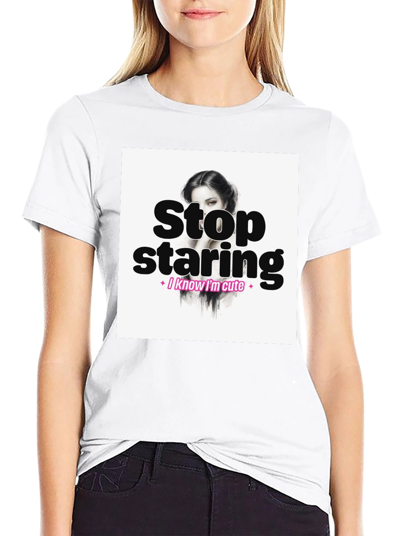 Stop Staring Graphic Tee