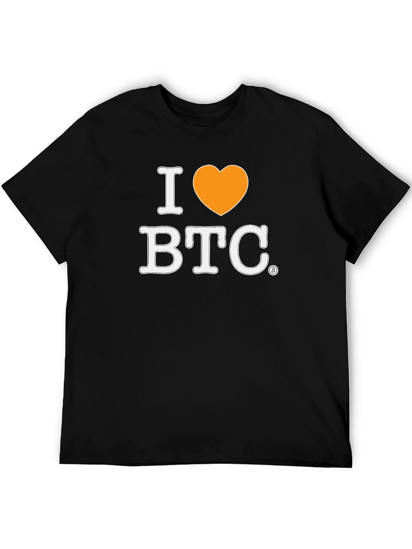 I Heart BTC Black T-Shirt