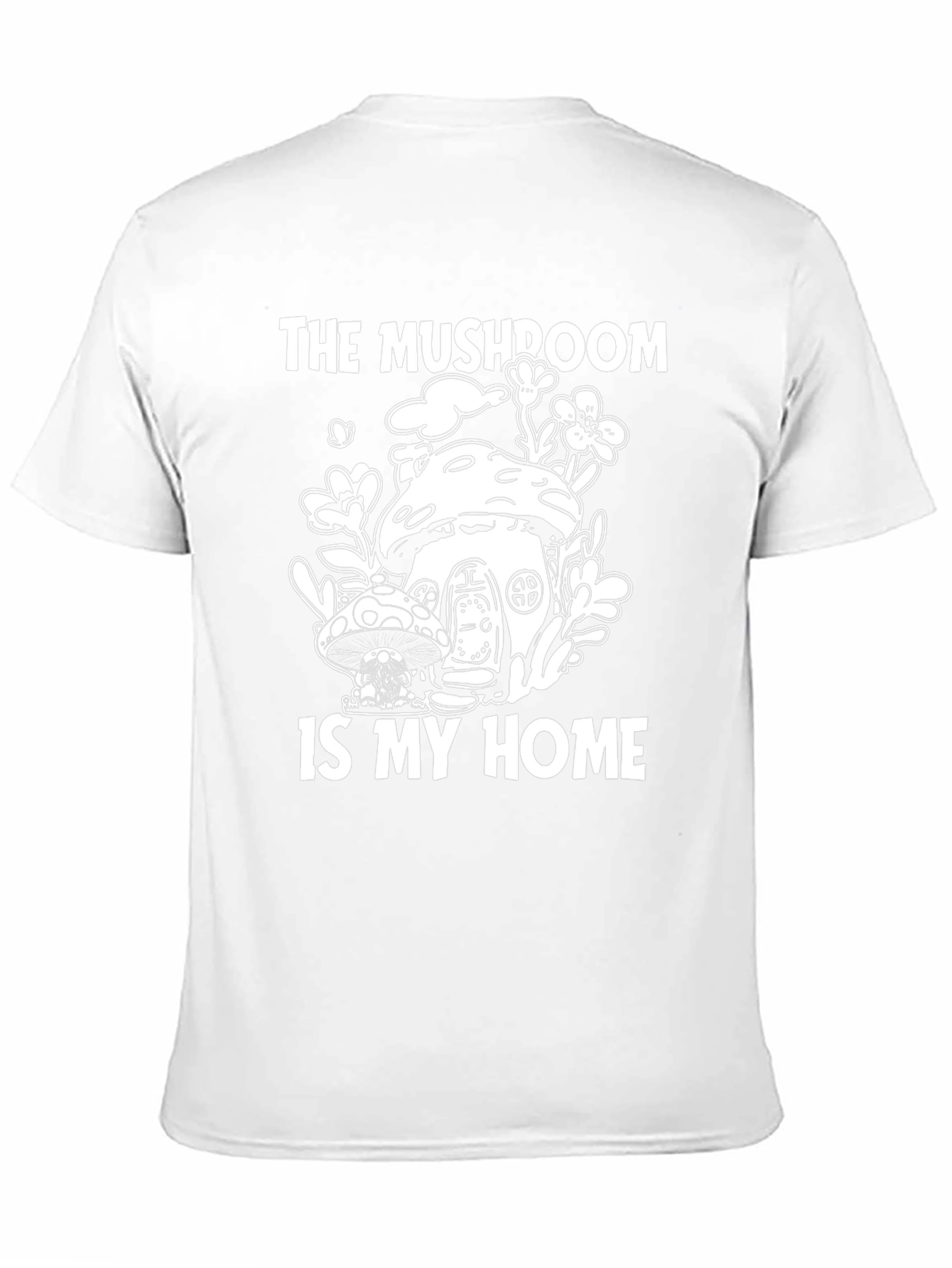 Mushroom Home T-Shirt - Nature Lover Tee