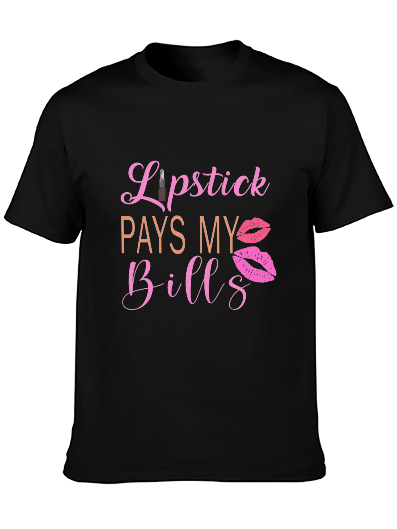 Lipstick Pays My Bills Graphic Tee