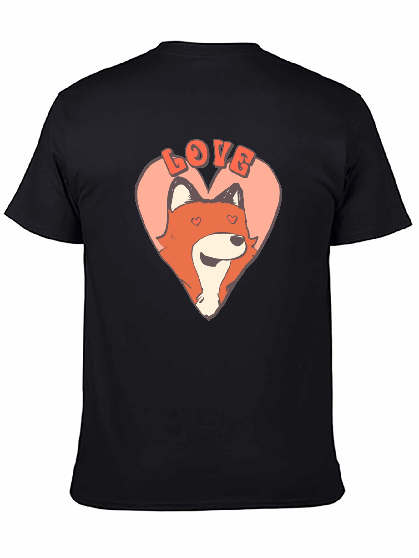 Cute Valentine Fox Graphic Tee