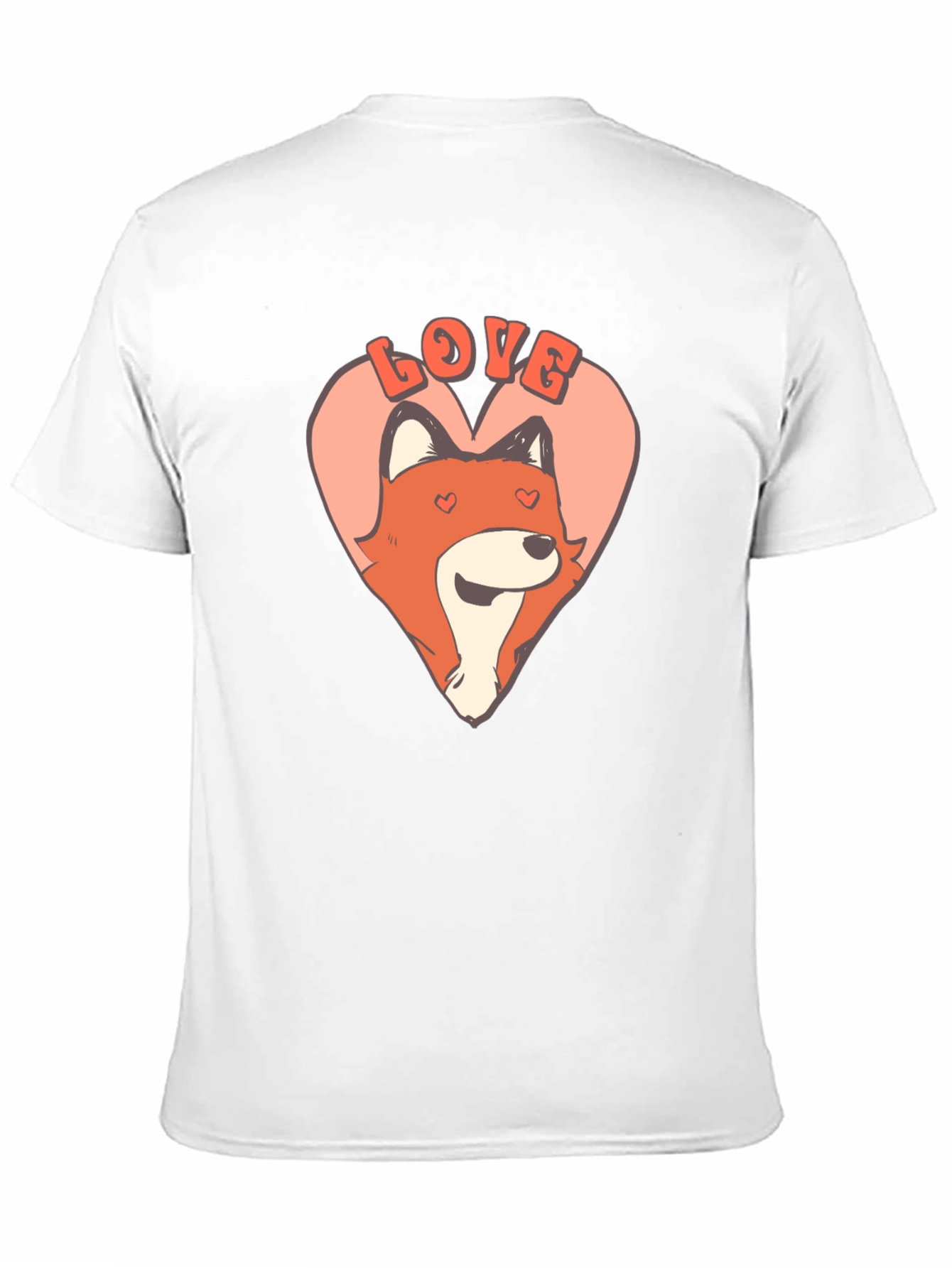 Cute Valentine Fox Graphic Tee