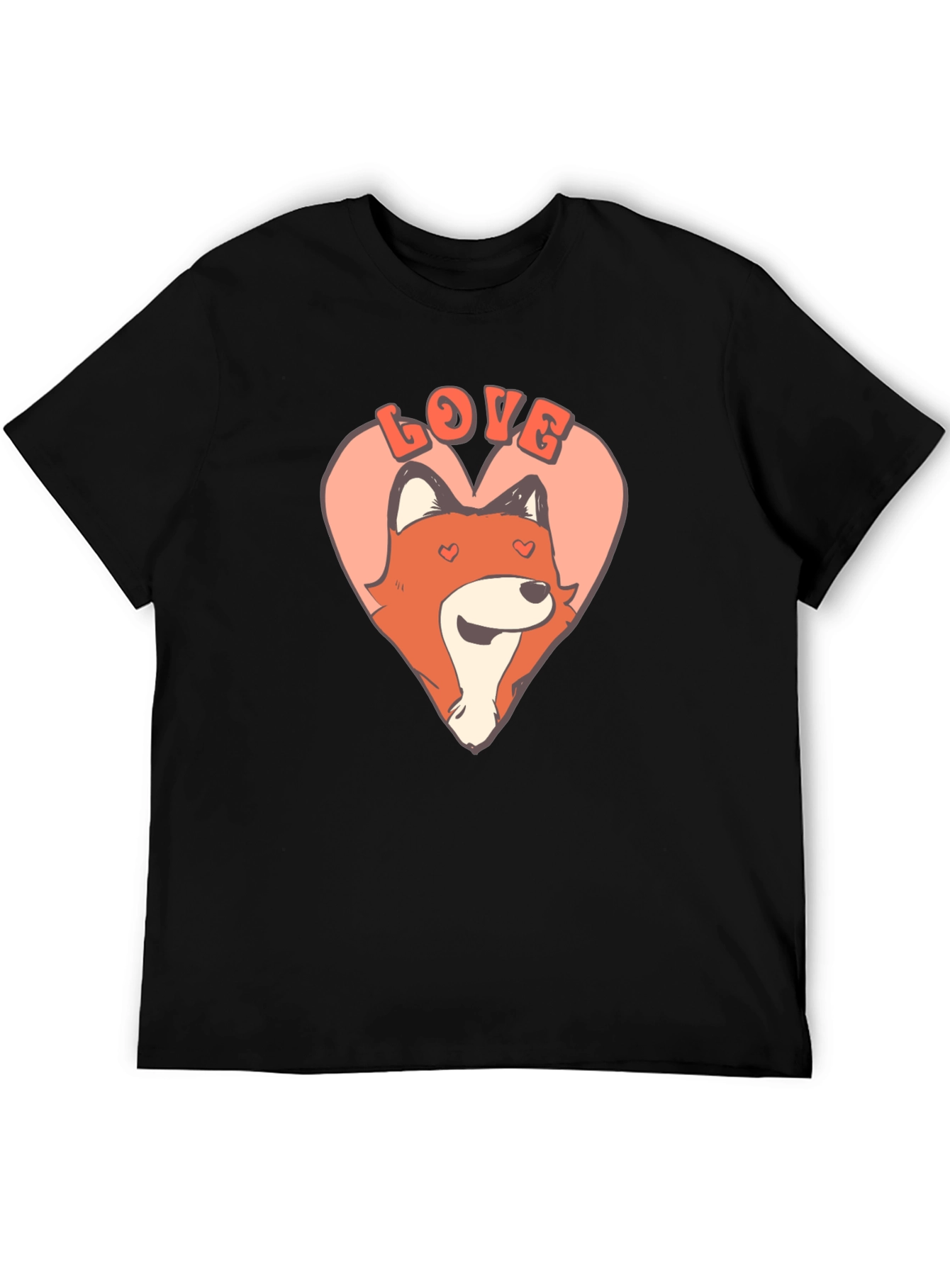 Cute Valentine Fox Graphic Tee