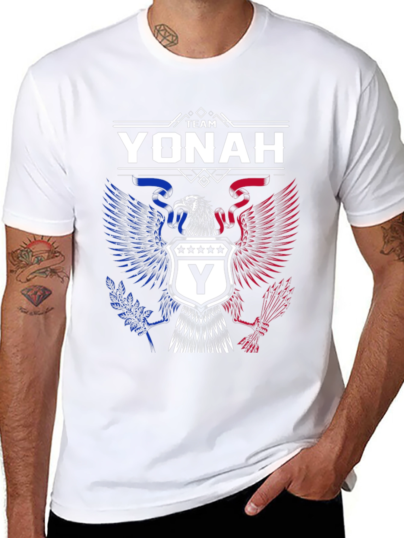 Team Yonah Eagle Crest Graphic T-Shirt