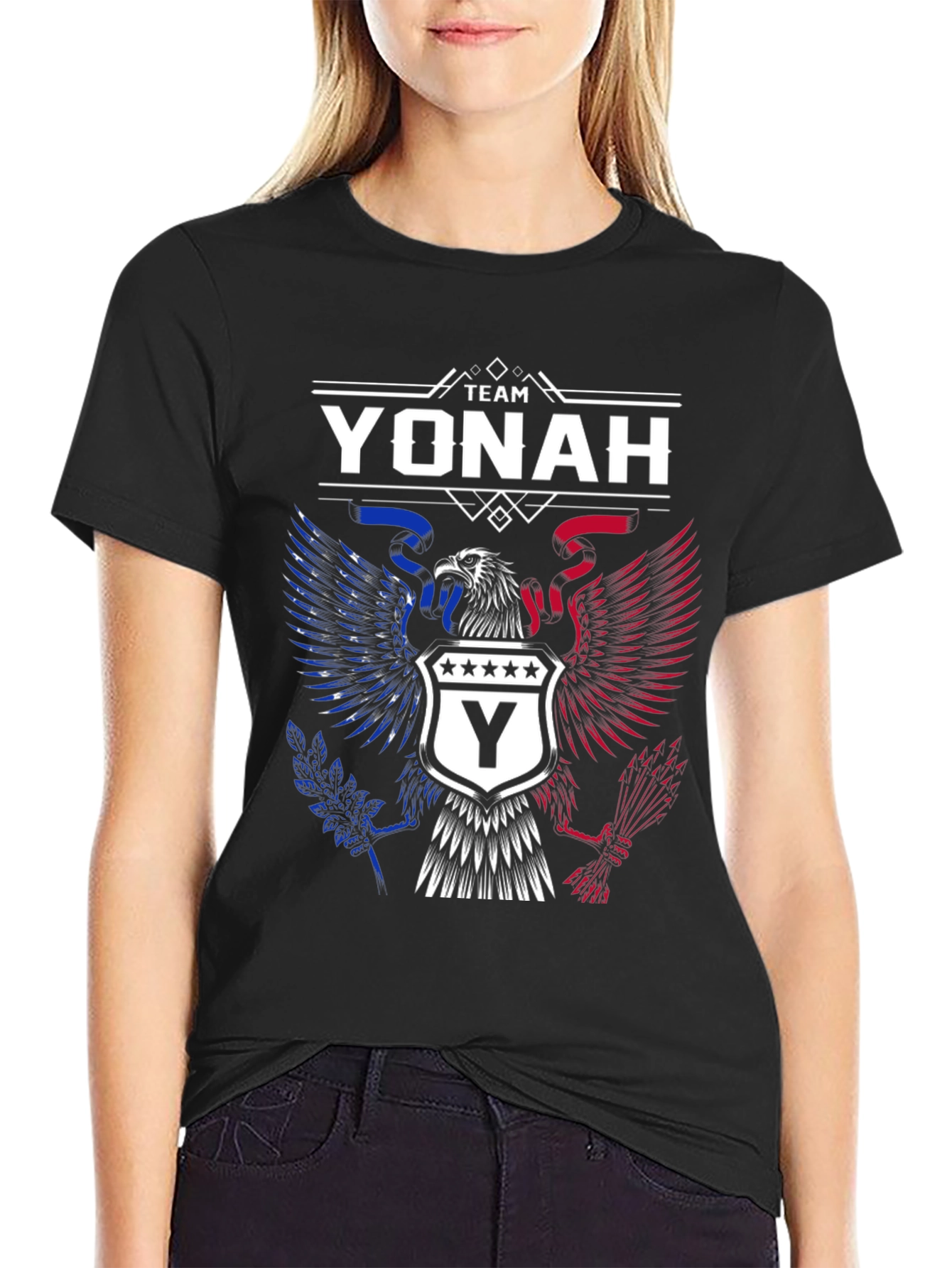Team Yonah Eagle Crest Graphic T-Shirt