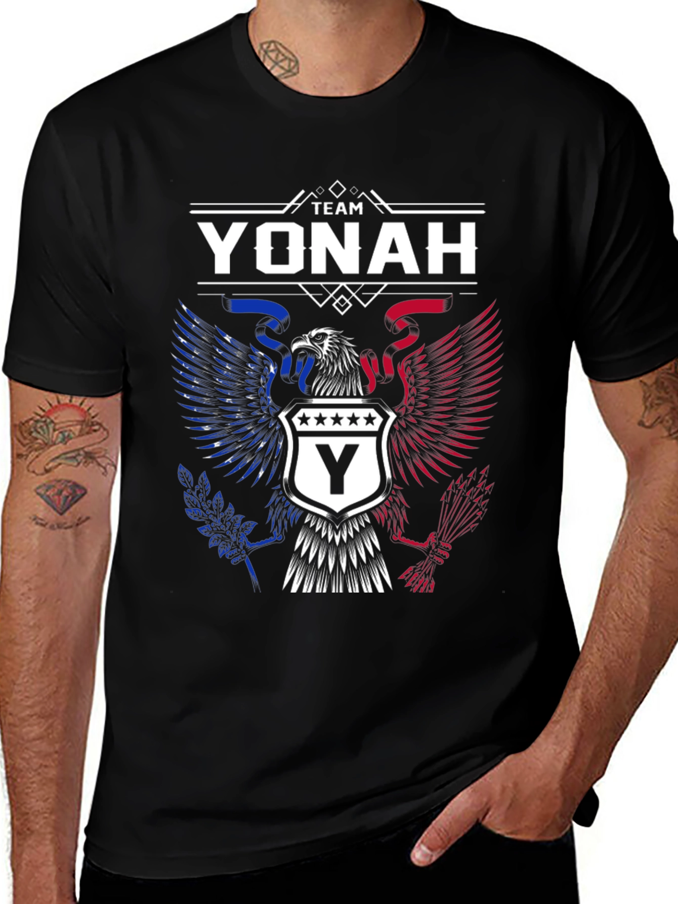 Team Yonah Eagle Crest Graphic T-Shirt