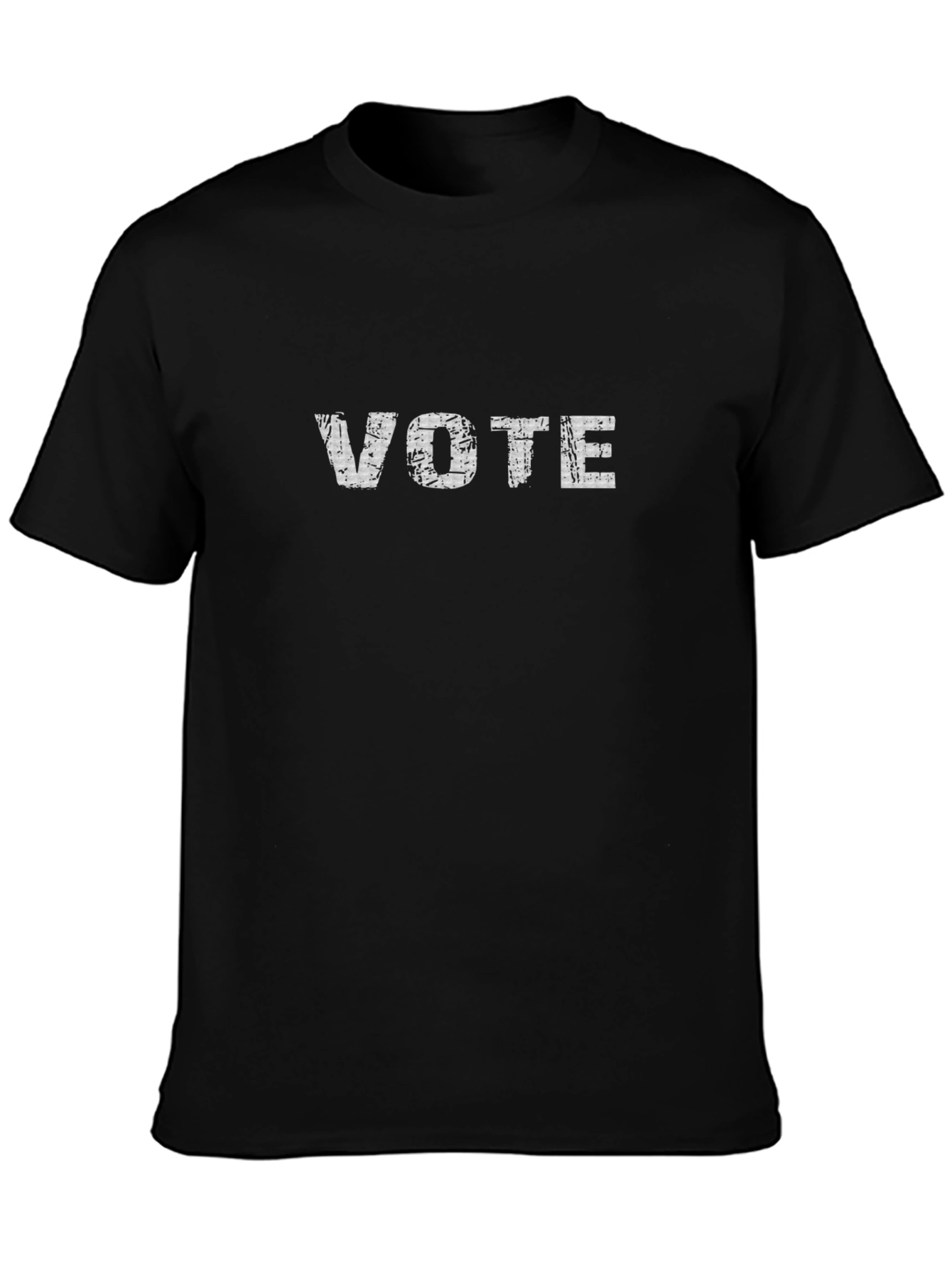 Vote T-Shirt - Black Cotton Tee