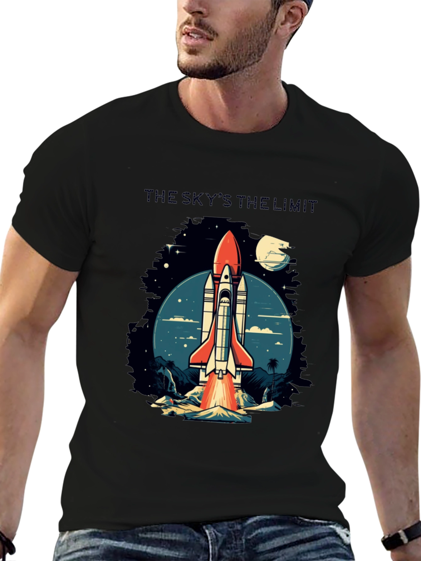 Space Shuttle Graphic T-Shirt