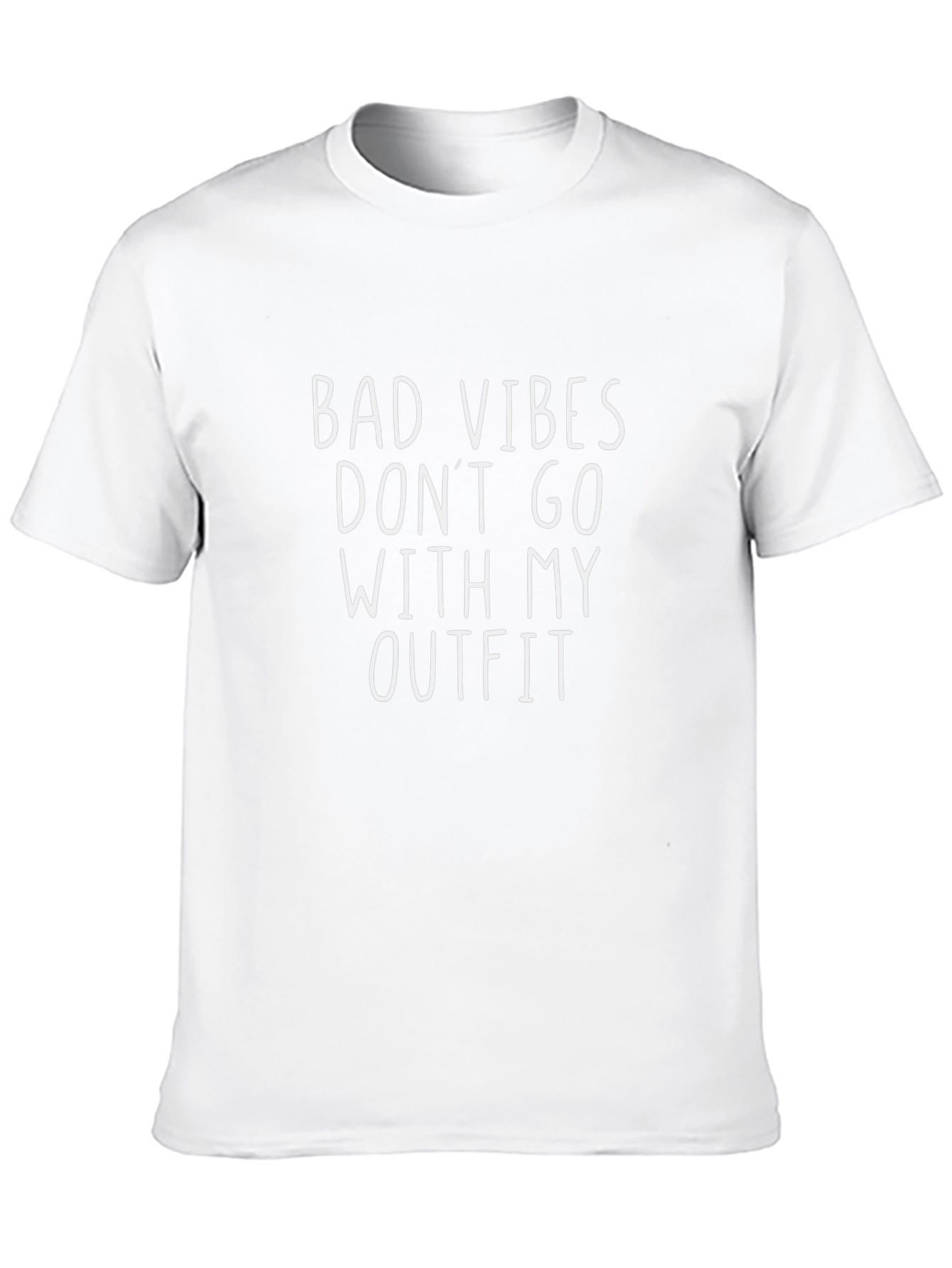 Bad Vibes Funny Graphic T-Shirt