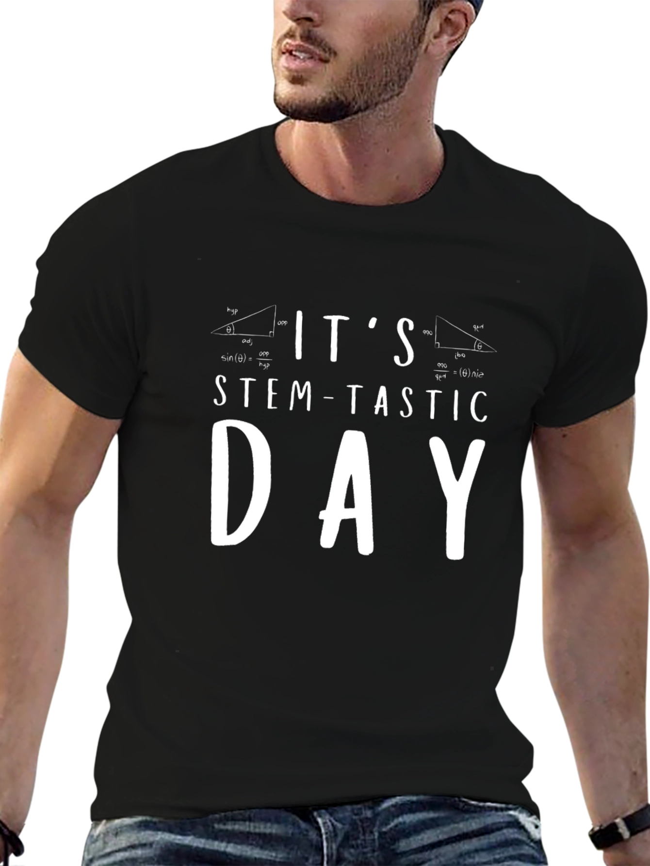 Its STEM-tastic Day Black Graphic Tee