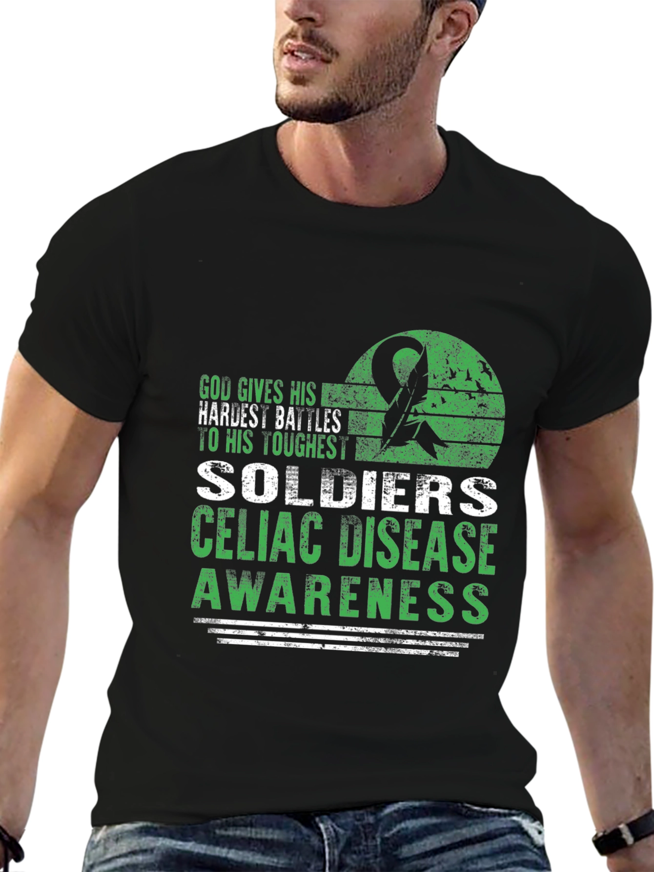 Celiac Disease Awareness Soldier T-Shirt