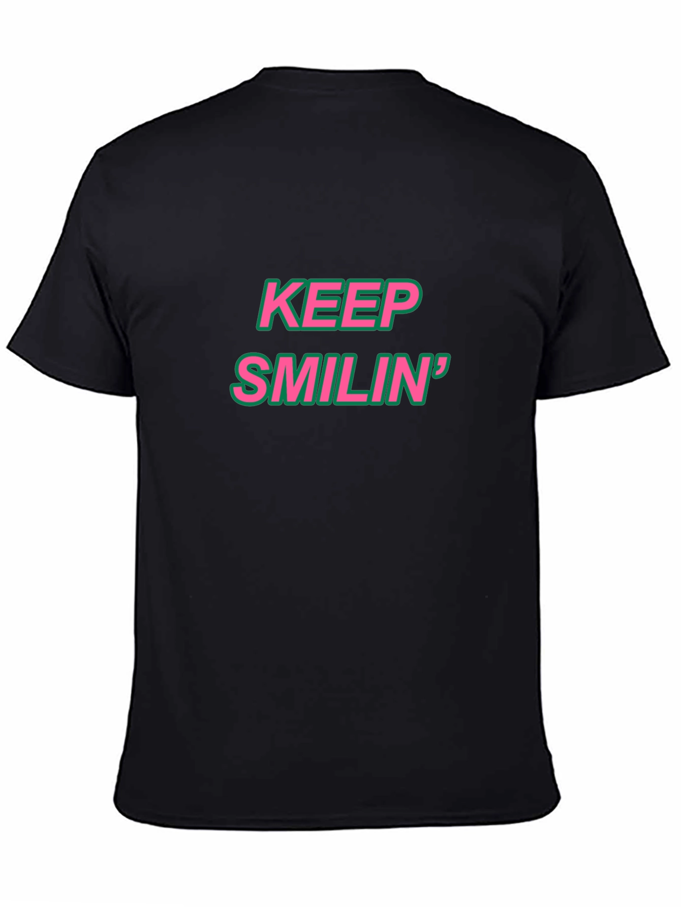 Keep Smilin Black Tee