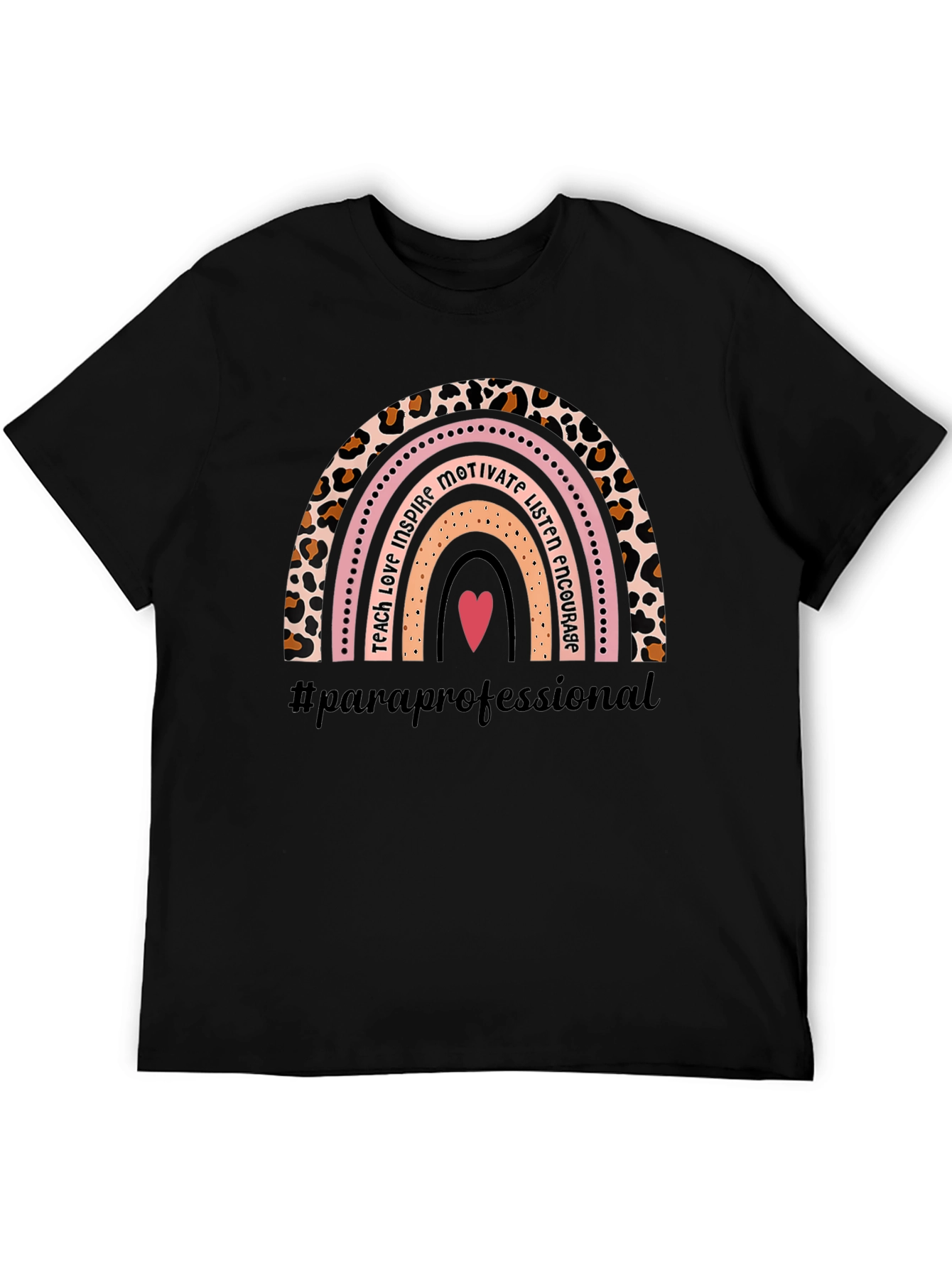Paraprofessional Rainbow Graphic T-Shirt