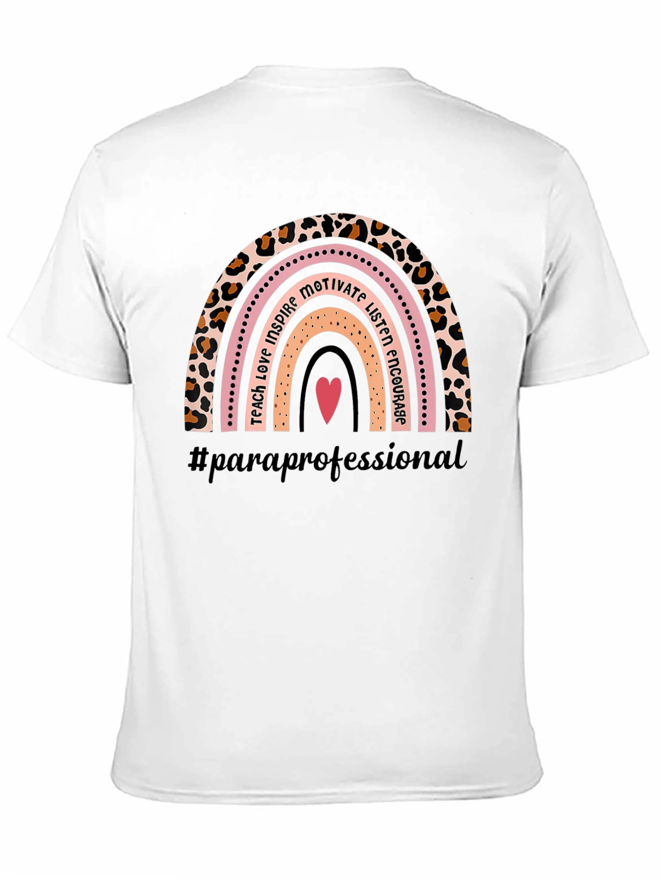 Paraprofessional Rainbow Graphic T-Shirt