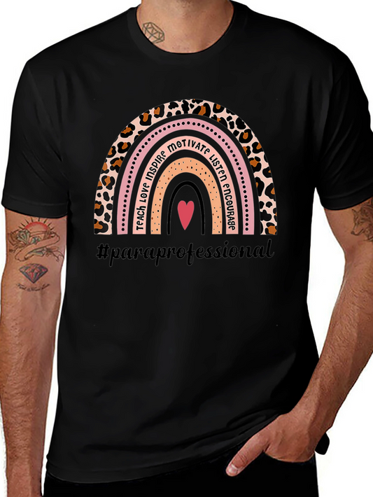 Paraprofessional Rainbow Graphic T-Shirt