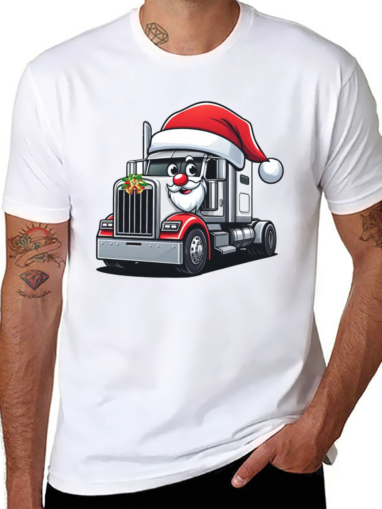 Christmas Trucker T-Shirt - Holiday Road
