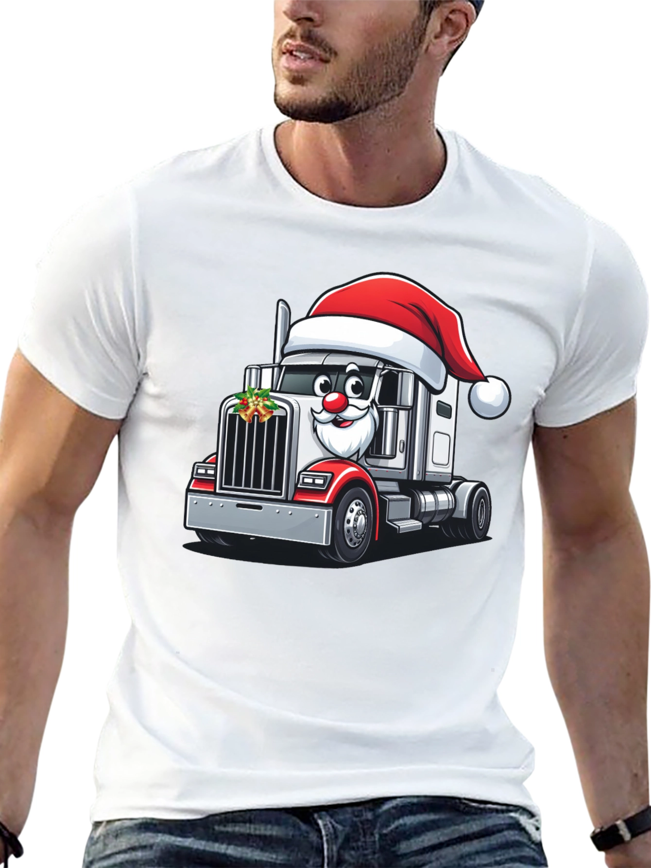 Christmas Trucker T-Shirt - Holiday Road
