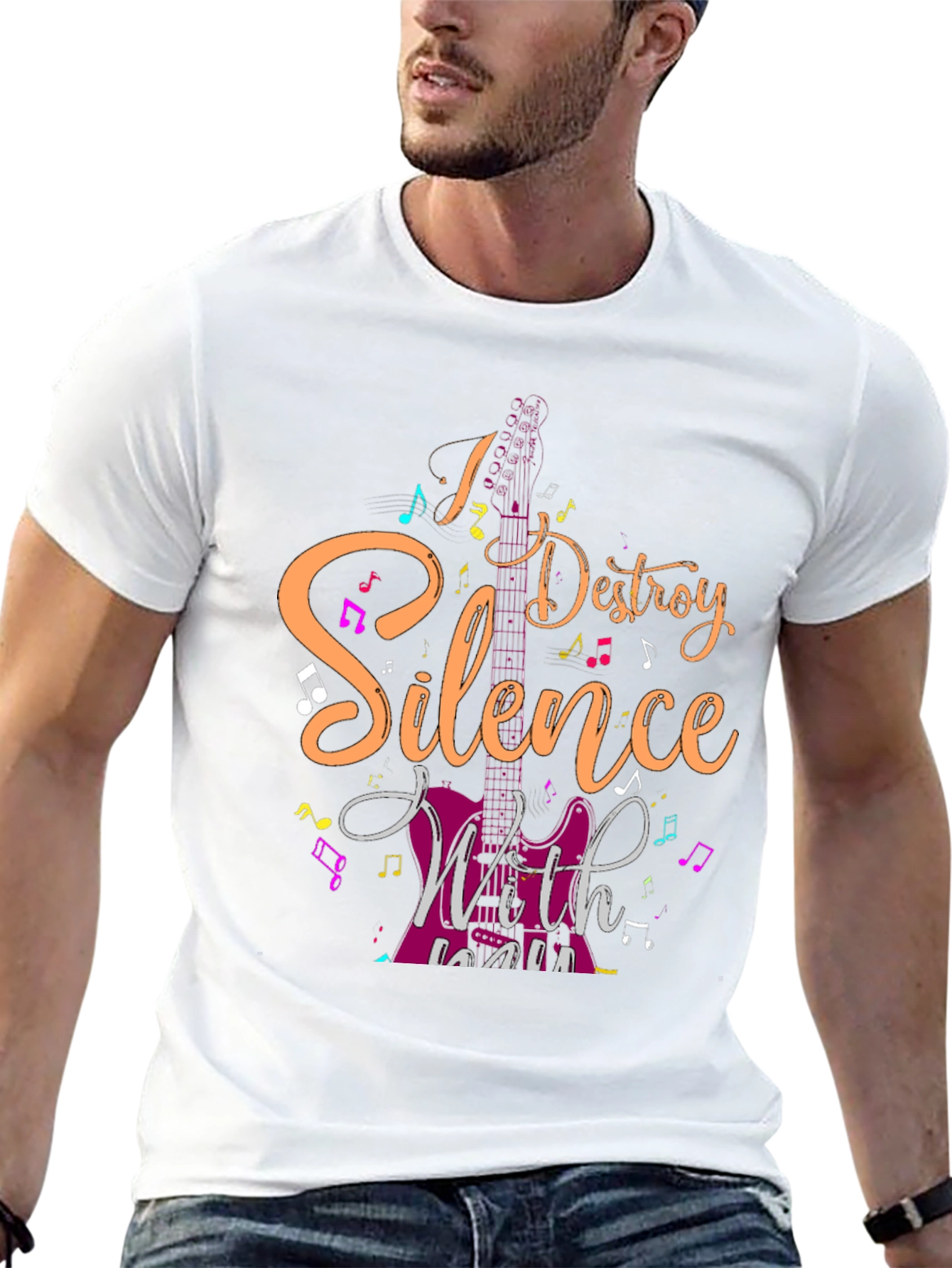 I Destroy Silence With Music T-Shirt