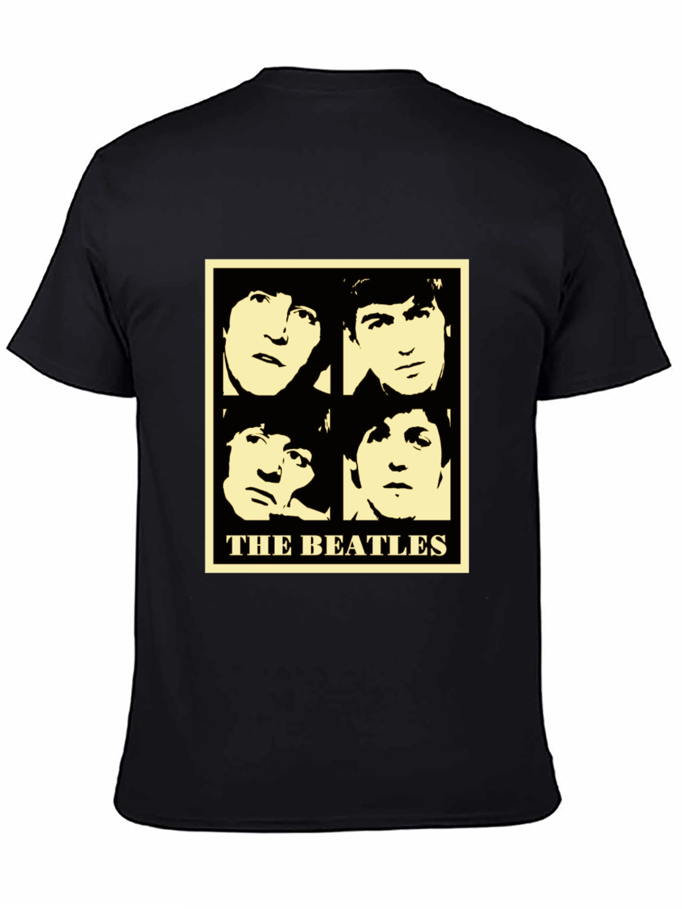 The Beatles Retro Graphic Tee - Black