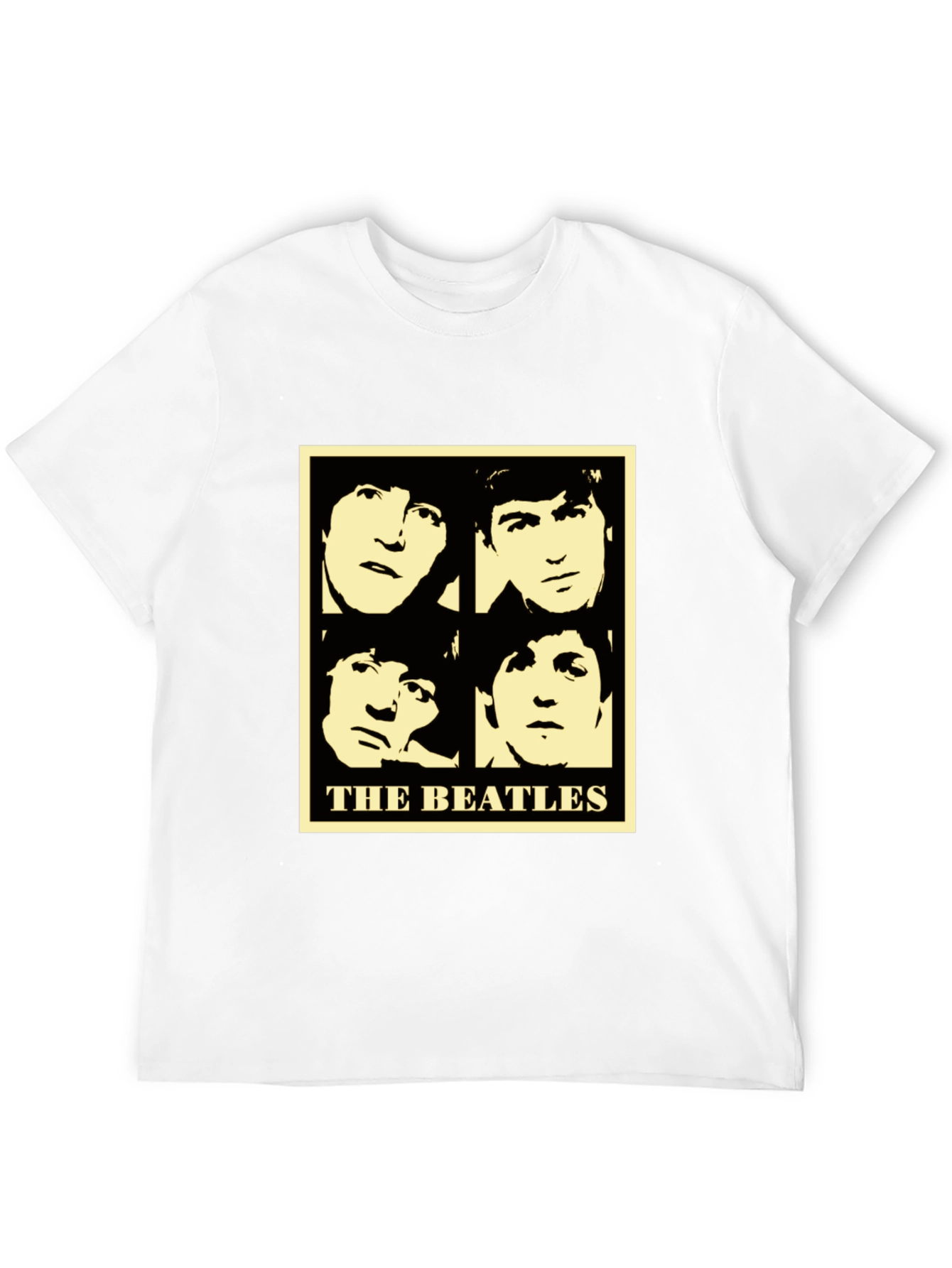 The Beatles Retro Graphic Tee - Black