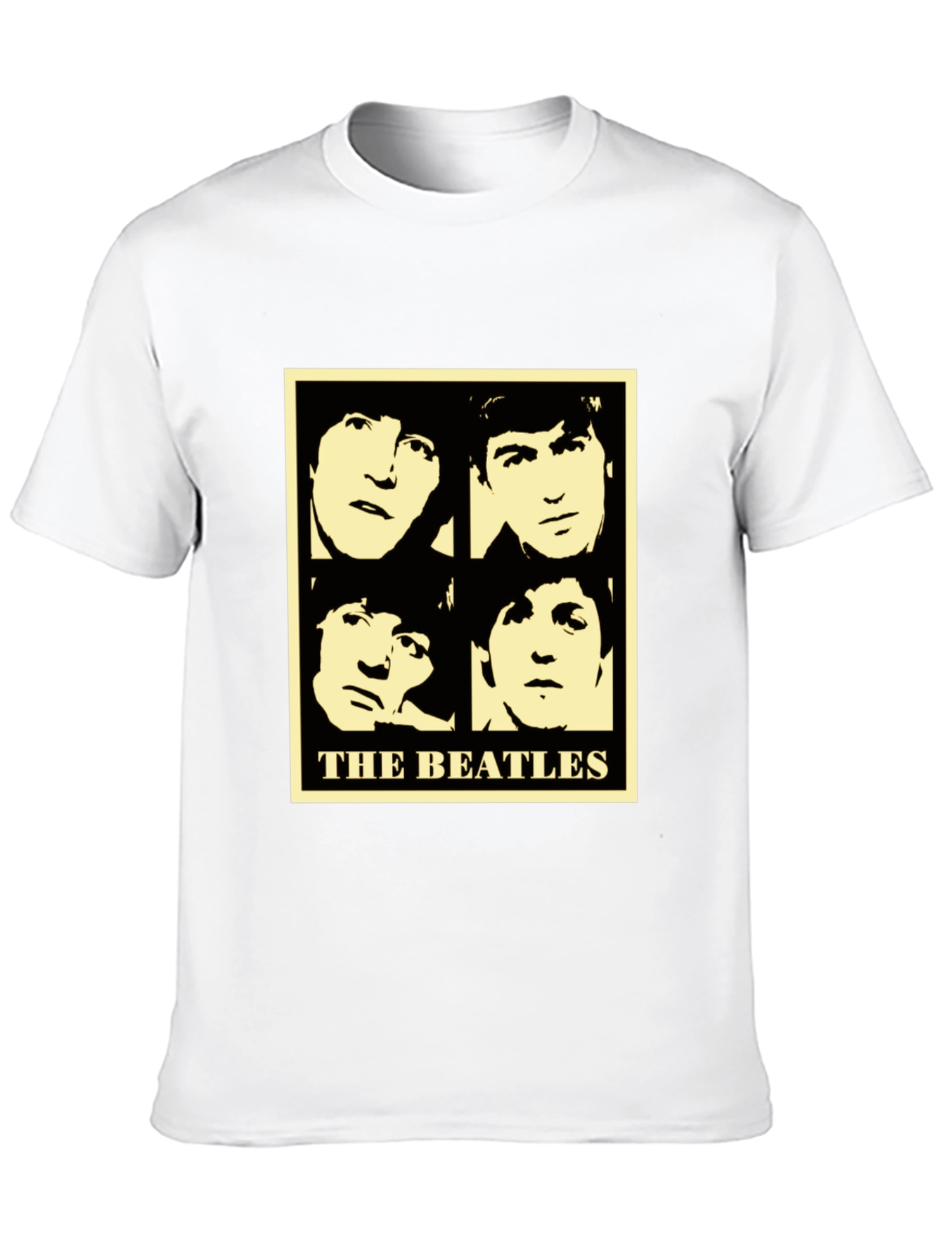 The Beatles Retro Graphic Tee - Black