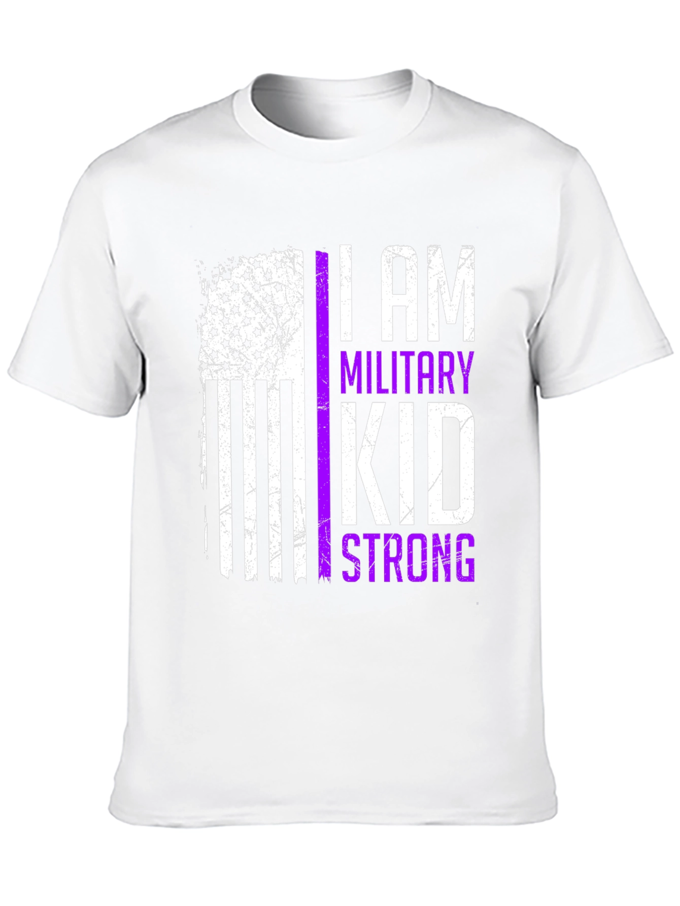 Military Kid Strong Graphic Tee