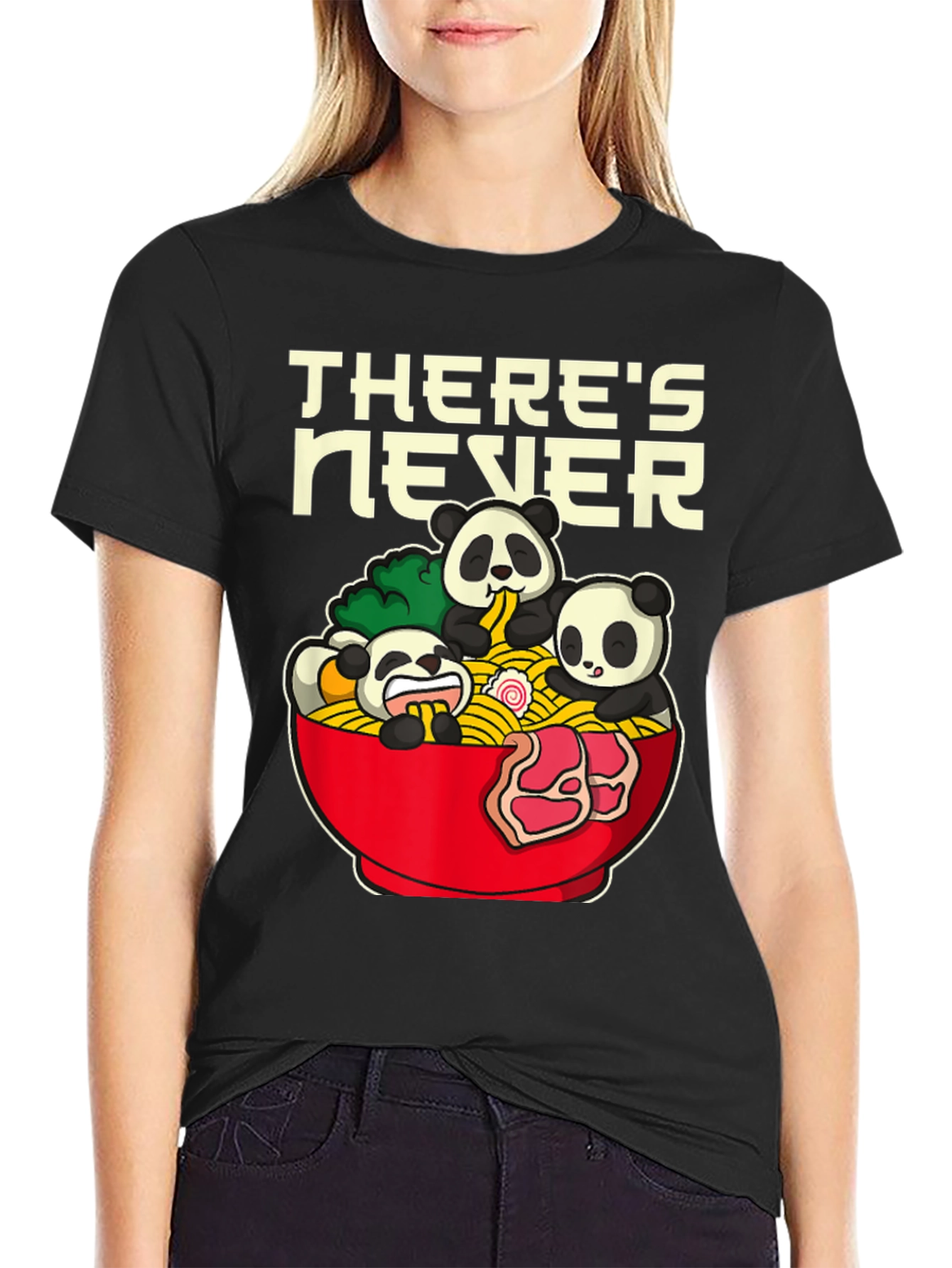 Panda Ramen Graphic T-Shirt