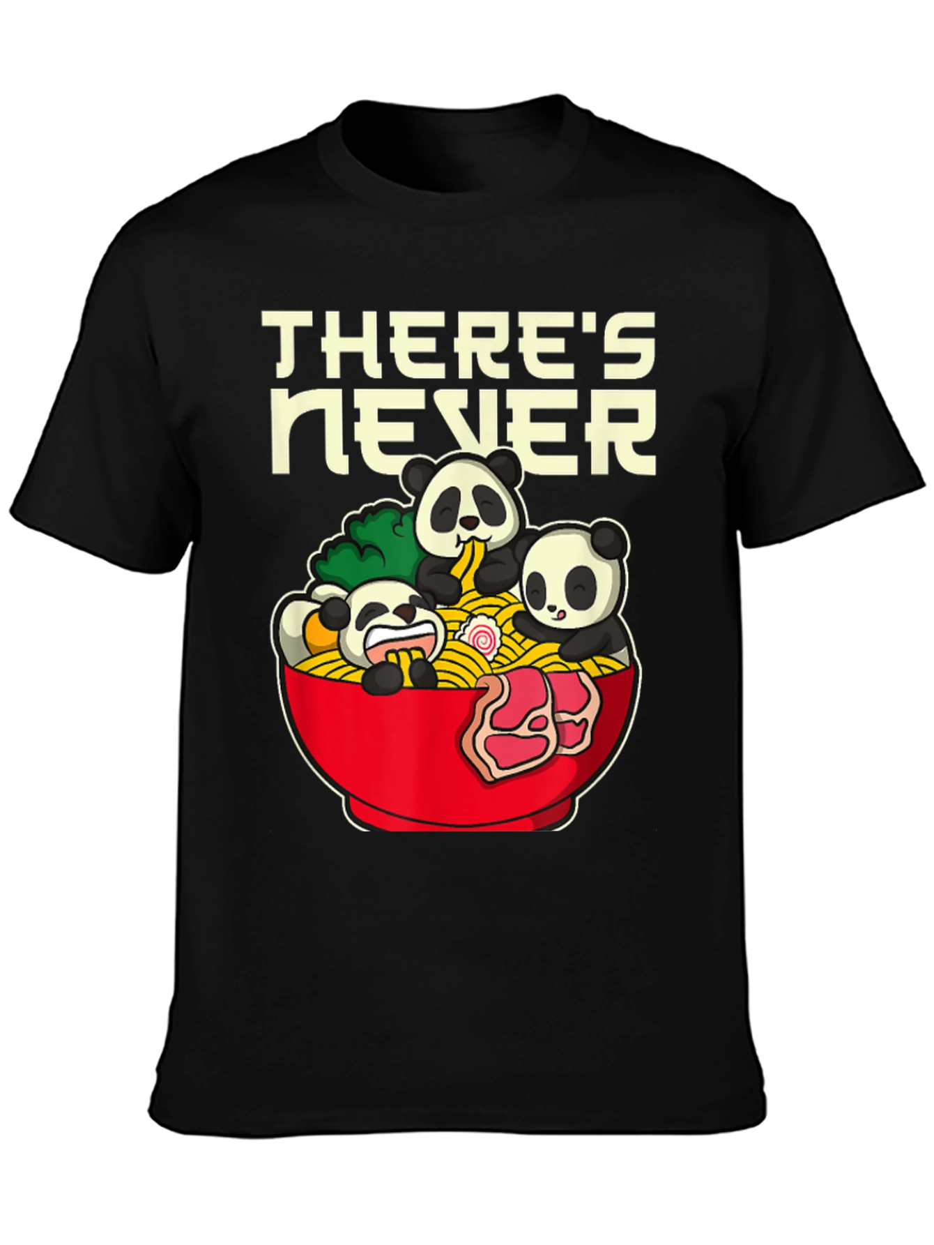 Panda Ramen Graphic T-Shirt