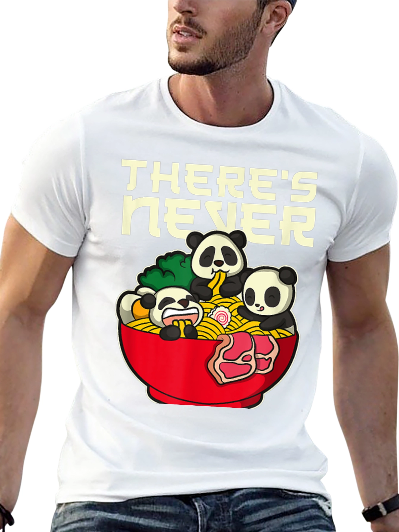 Panda Ramen Graphic T-Shirt