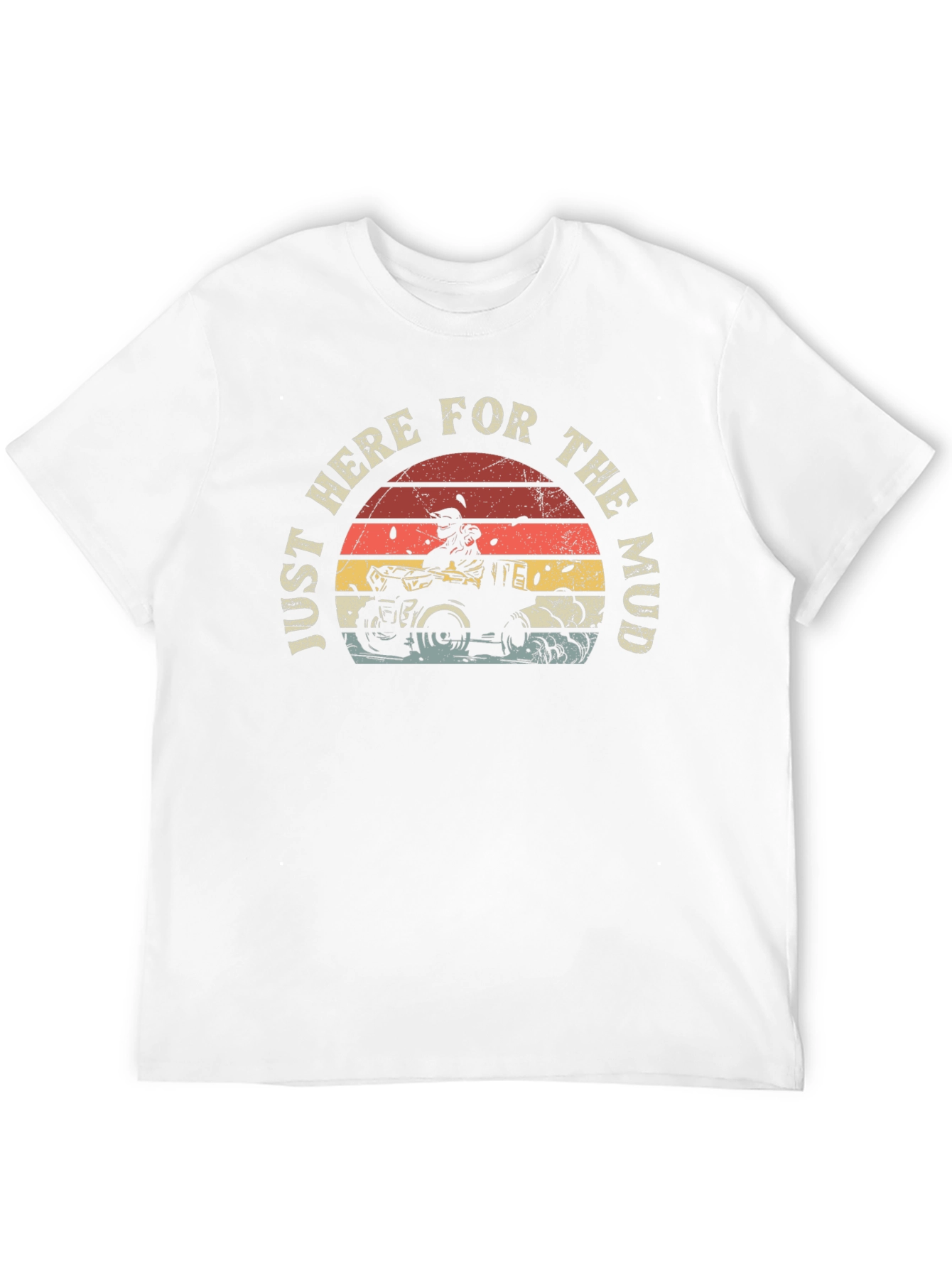 Just Here For The Mud Black T-Shirt