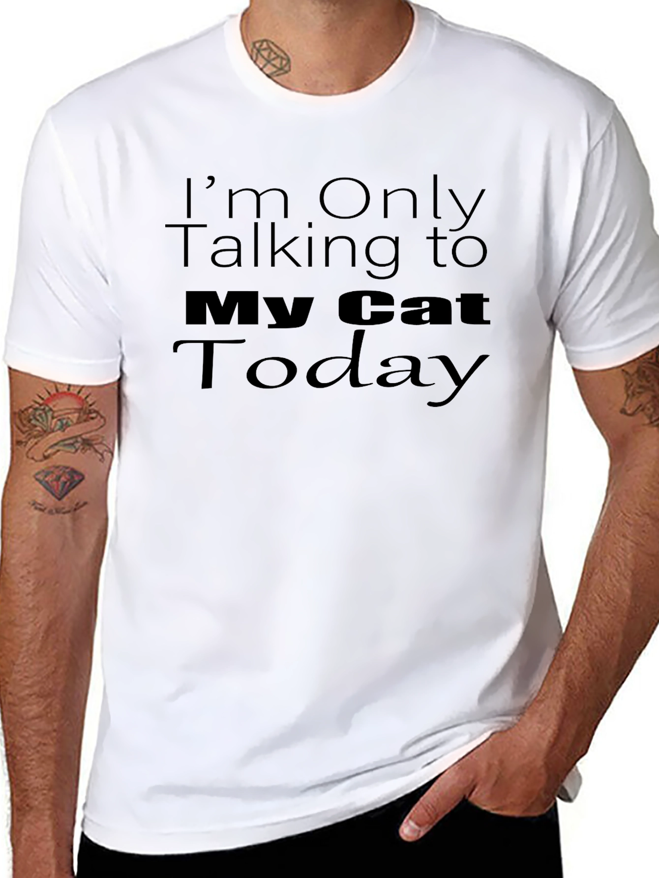 Im Only Talking To My Cat Today T-Shirt