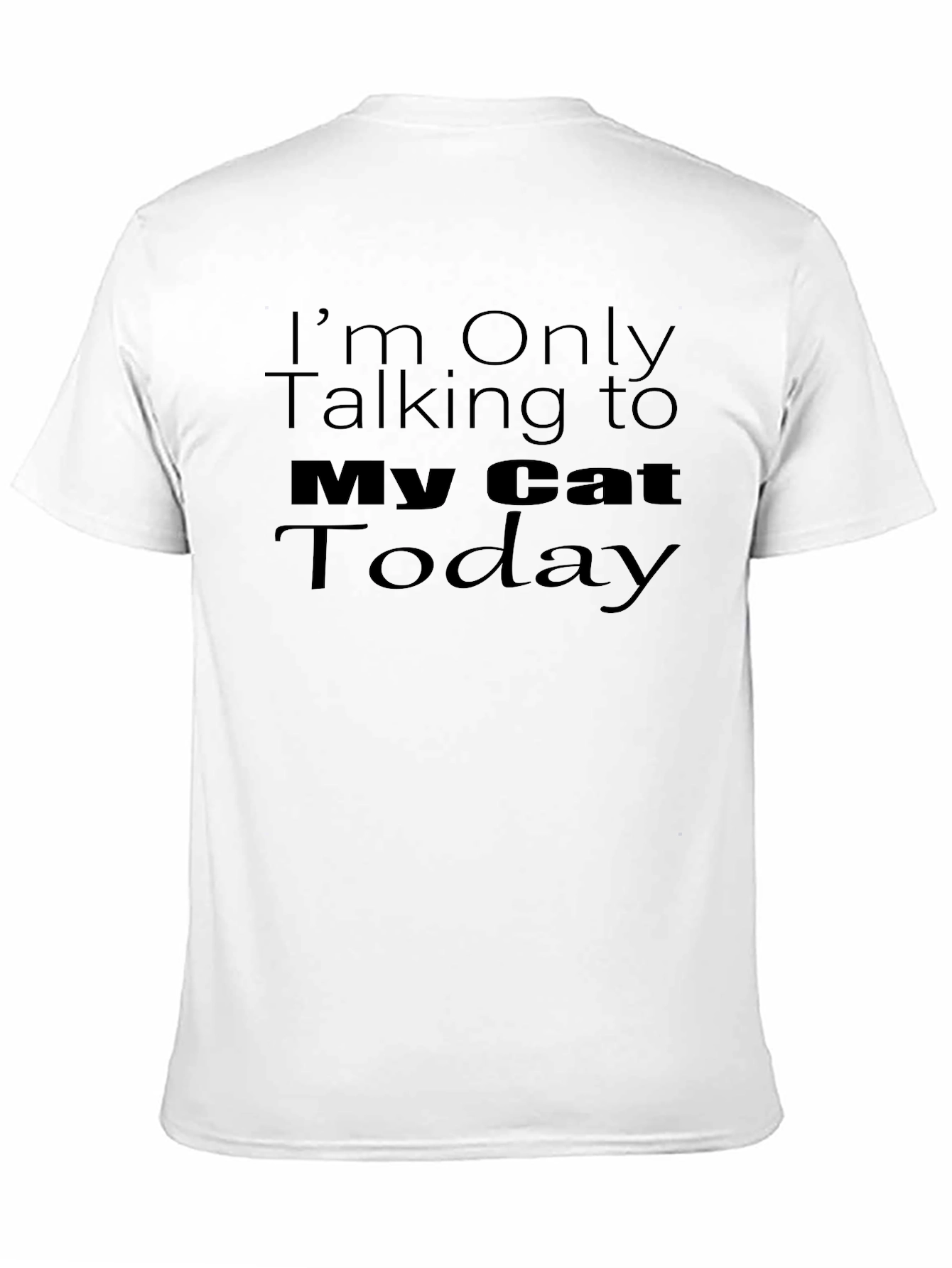 Im Only Talking To My Cat Today T-Shirt