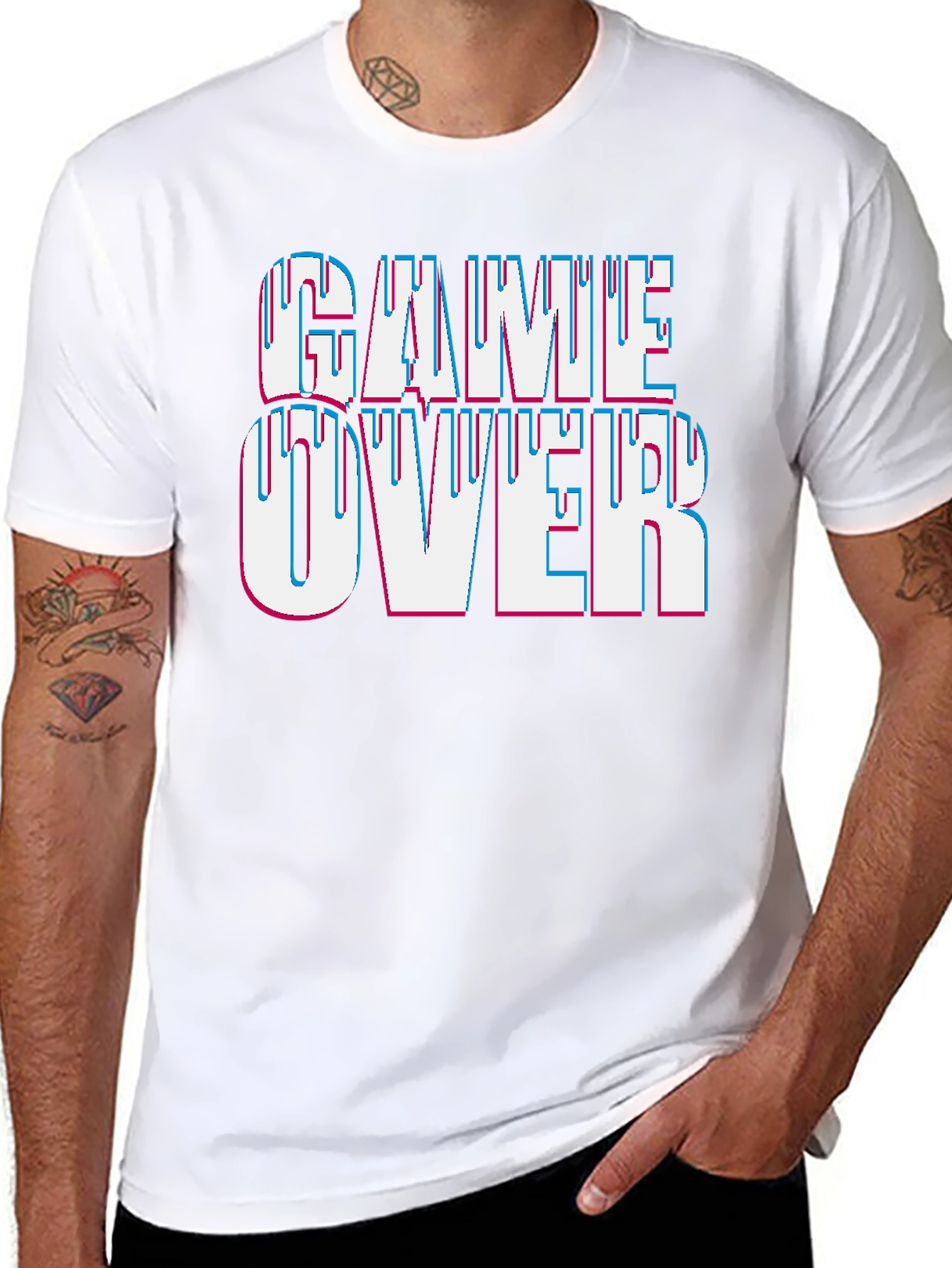 Game Over Graphic Tee - Gamer Style
