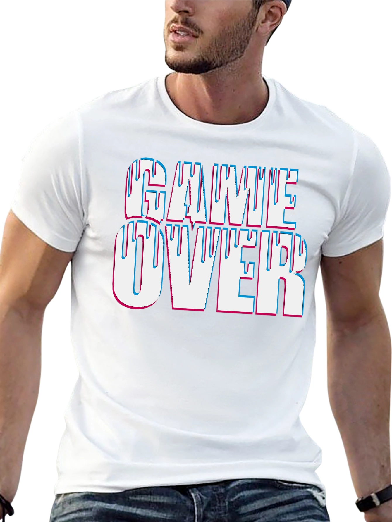 Game Over Graphic Tee - Gamer Style