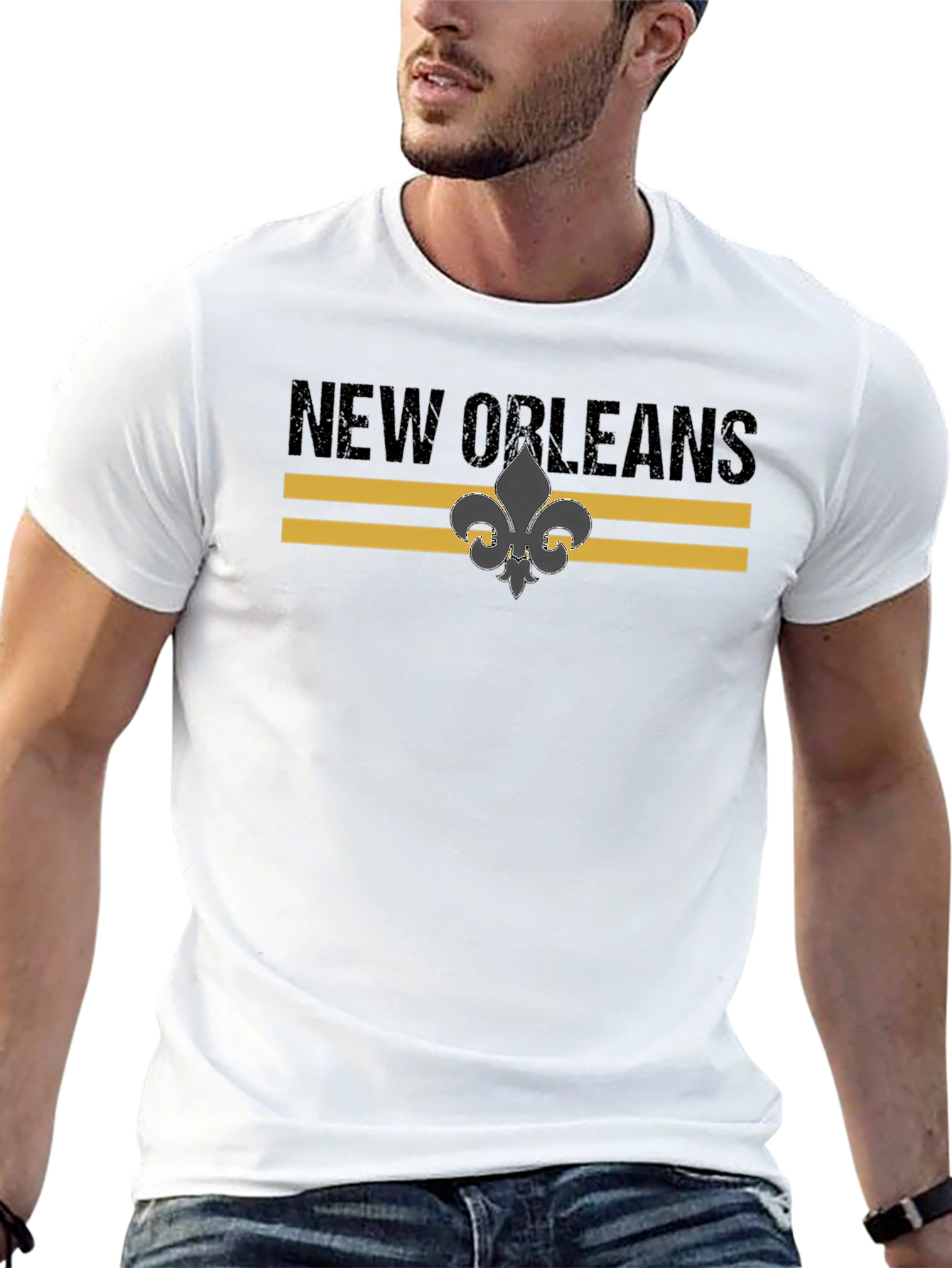 New Orleans Fleur-de-lis Graphic T-Shirt