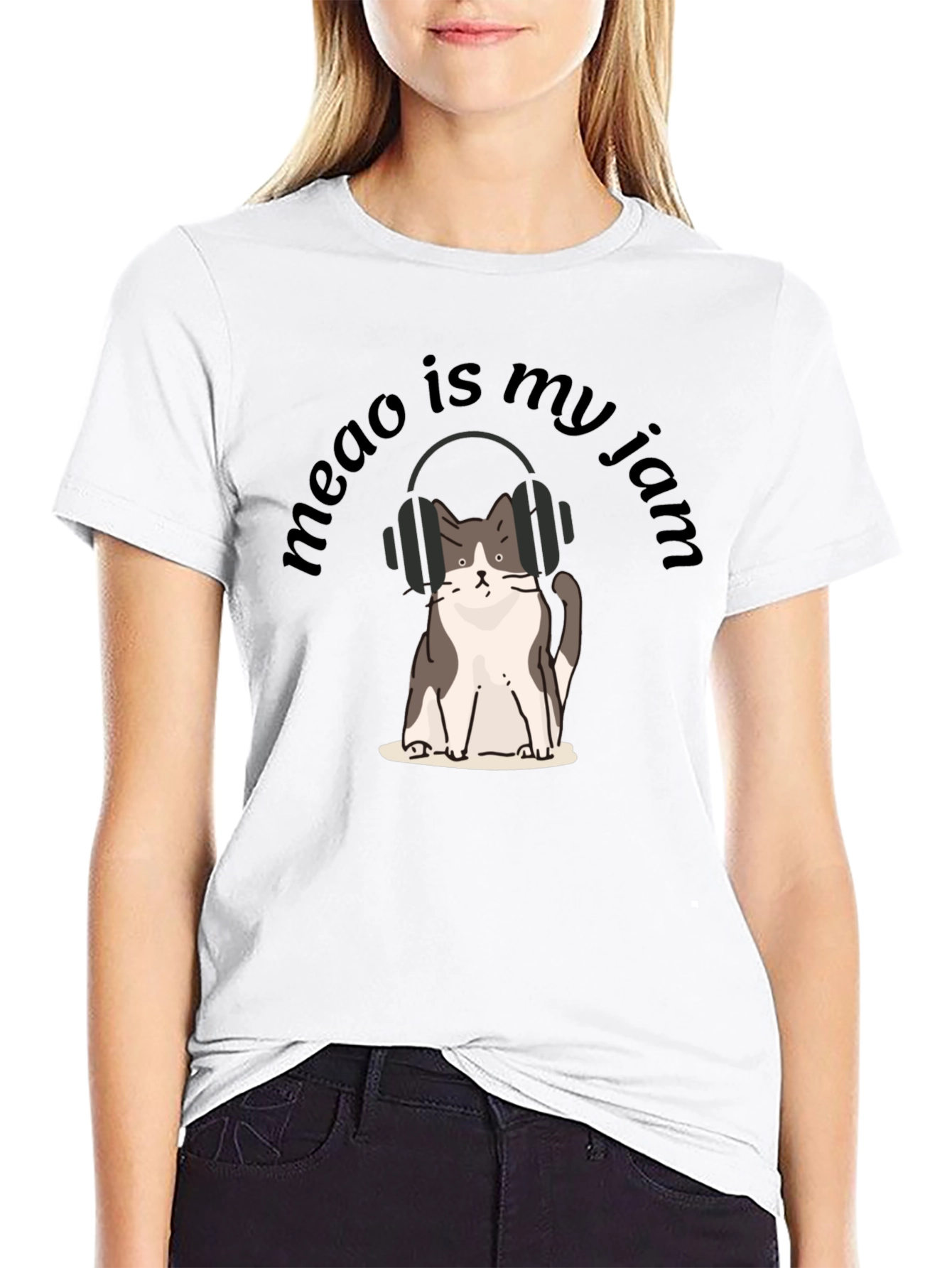 Meao is My Jam T-Shirt - Cat Lover Apparel