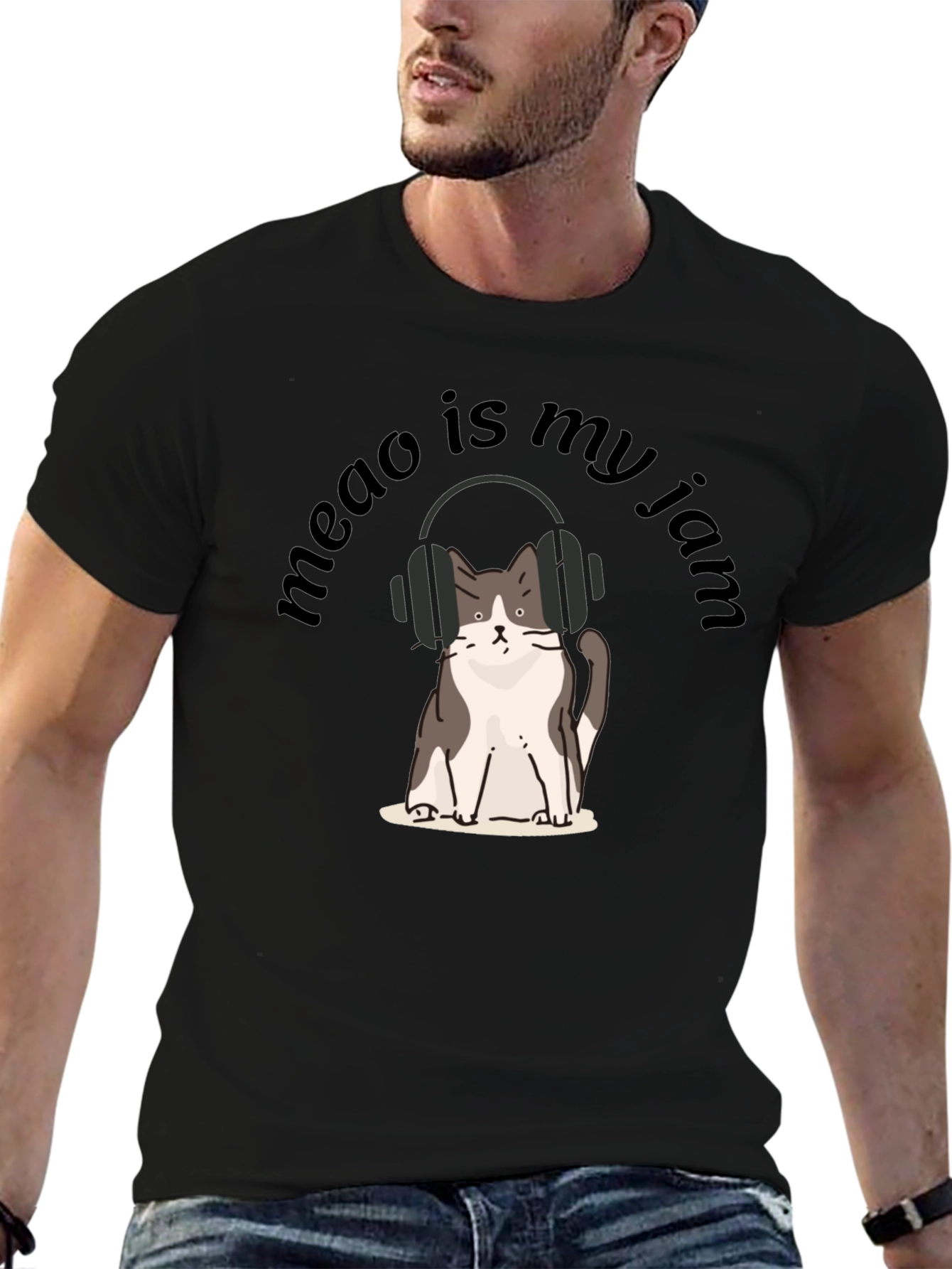Meao is My Jam T-Shirt - Cat Lover Apparel