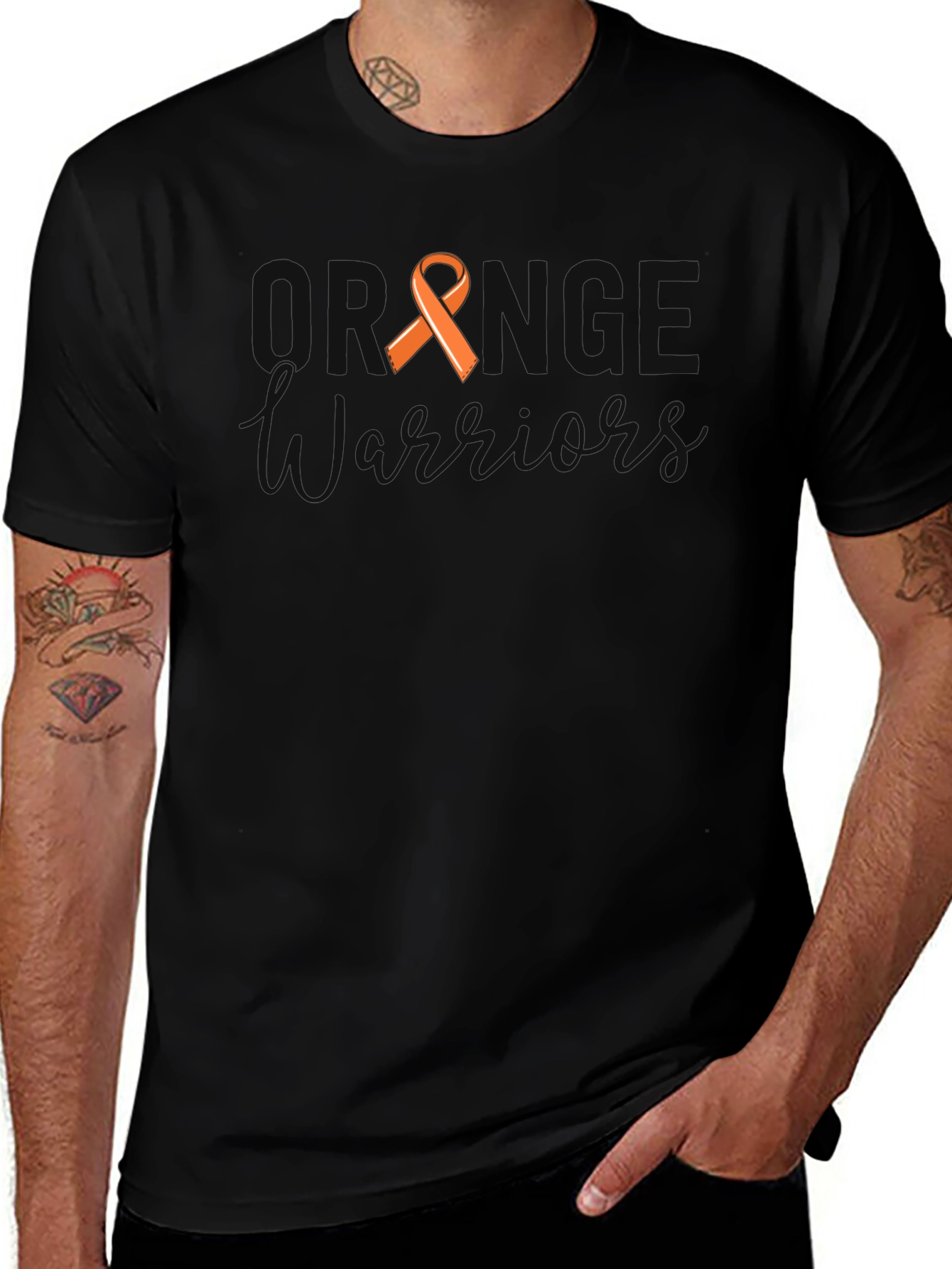 Orange Ribbon Awareness Warriors T-Shirt