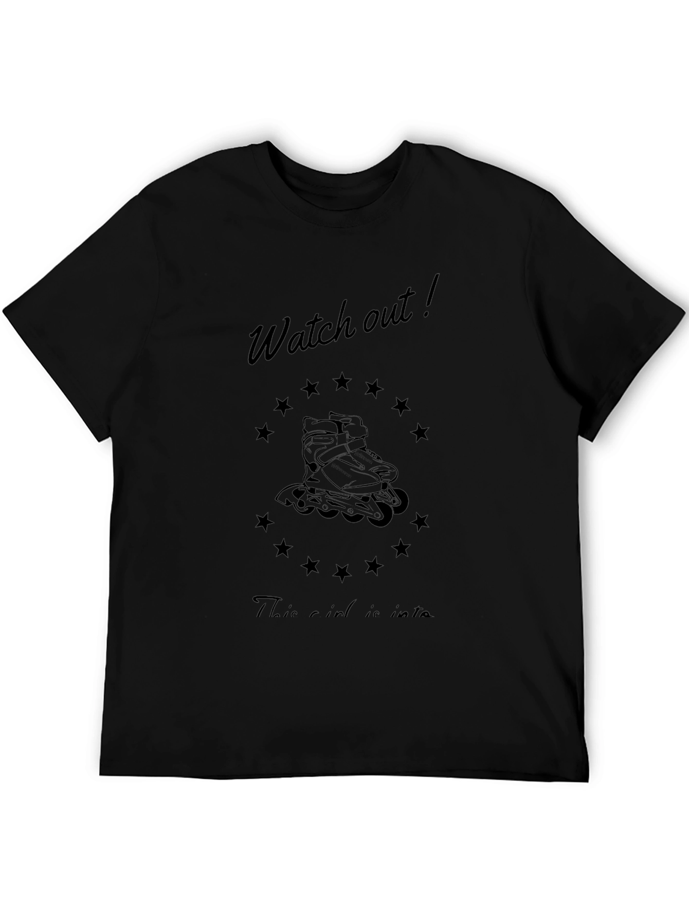 Watch Out! Roller Skate Graphic T-Shirt